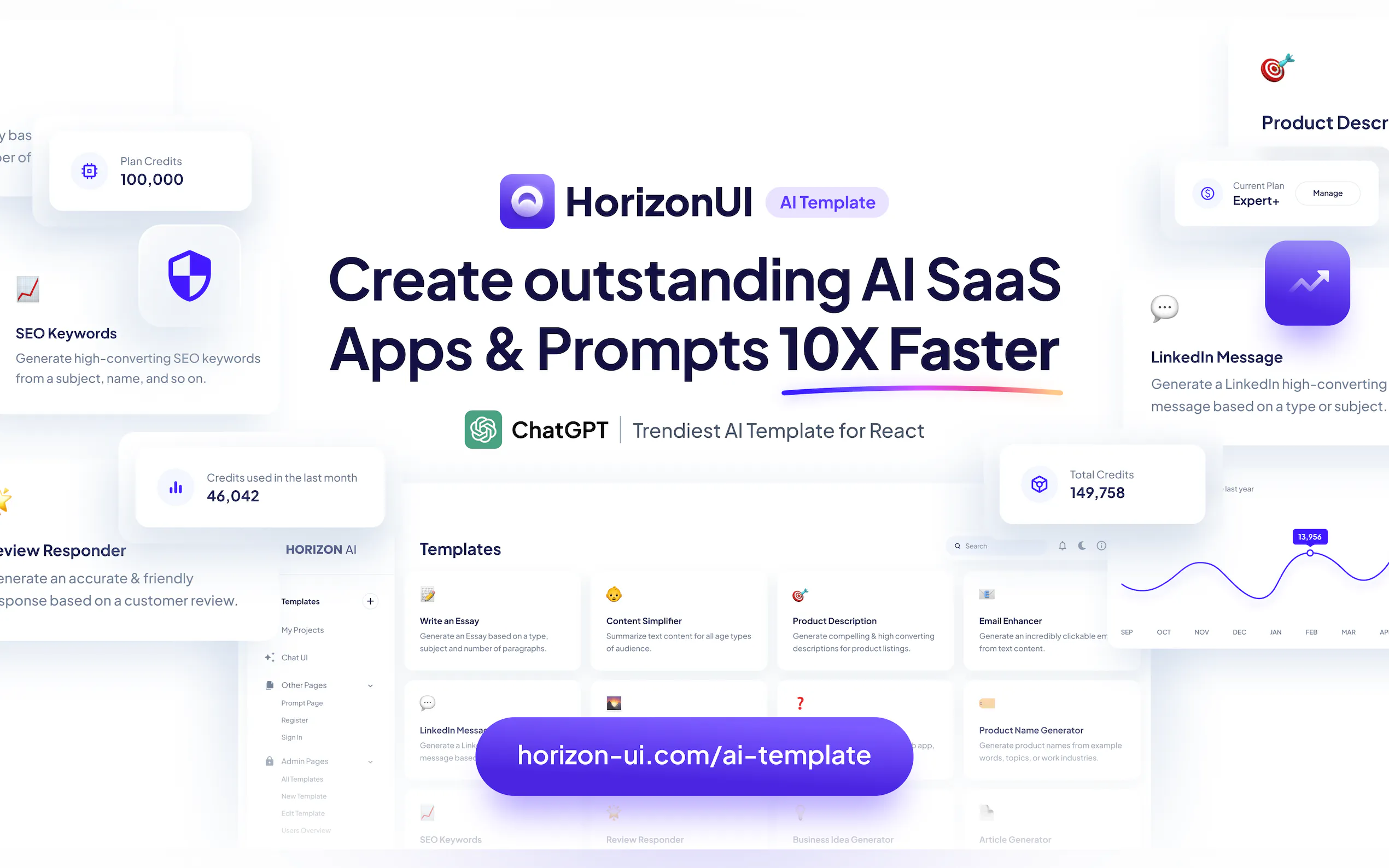 Horizon AI Template gallery image
