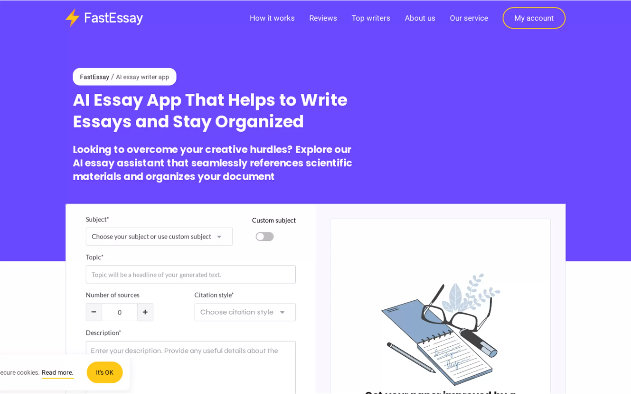 Fast AI Essay Writer gallery image
