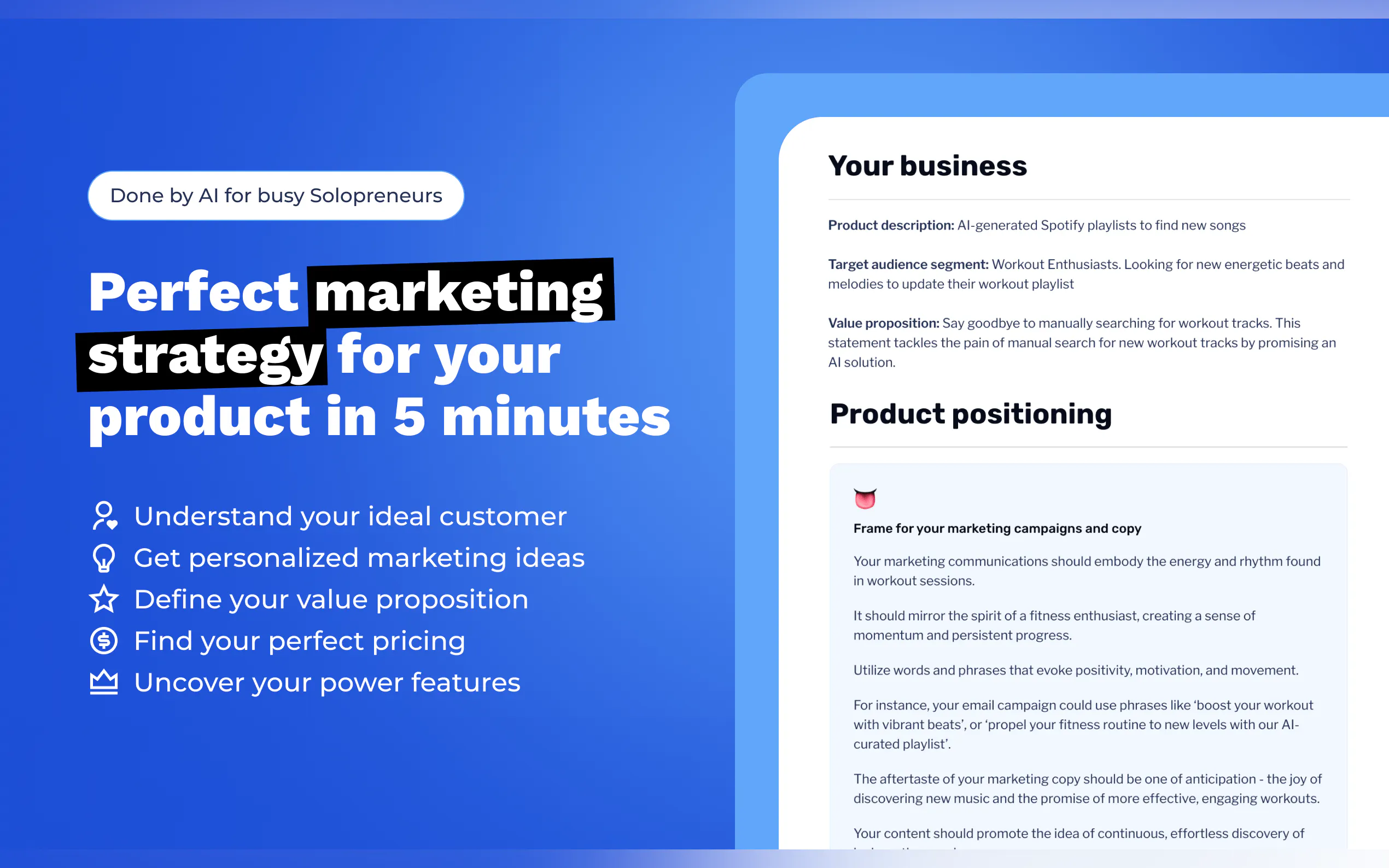 Marketing Strategy Generator gallery image