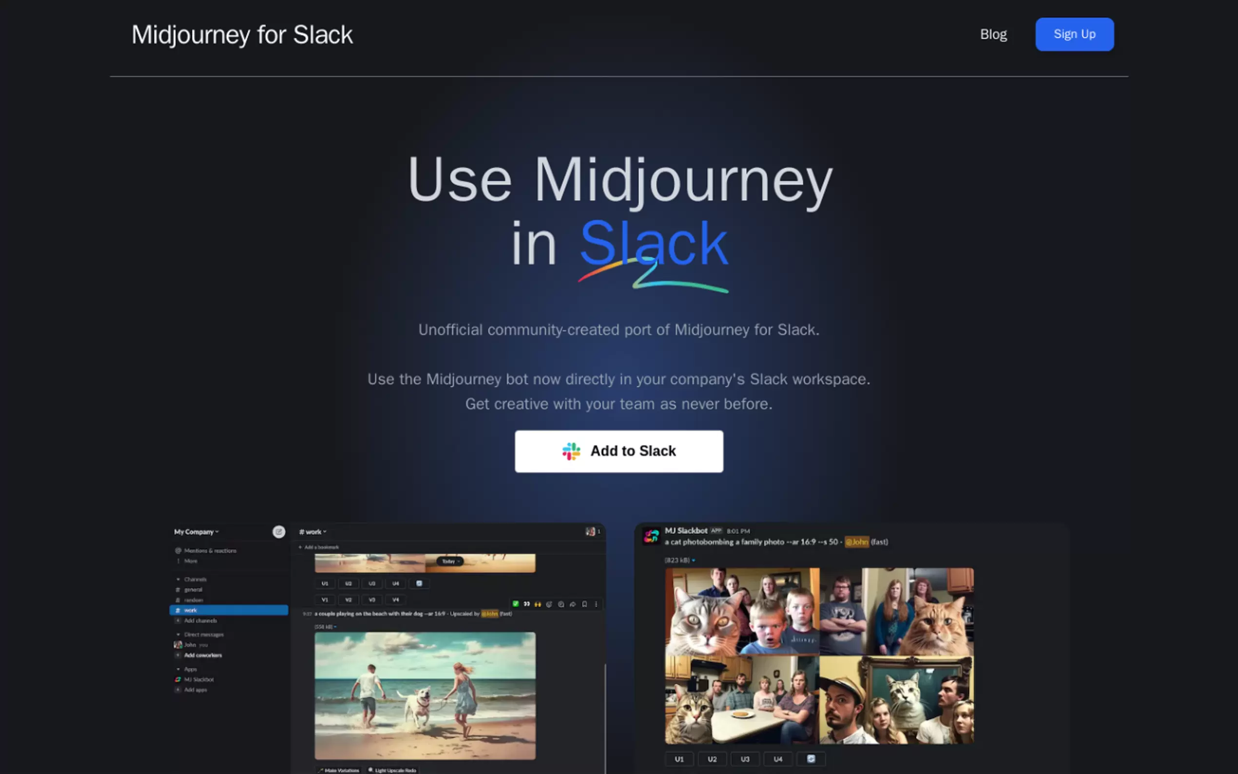 Midjourney for Slack gallery image