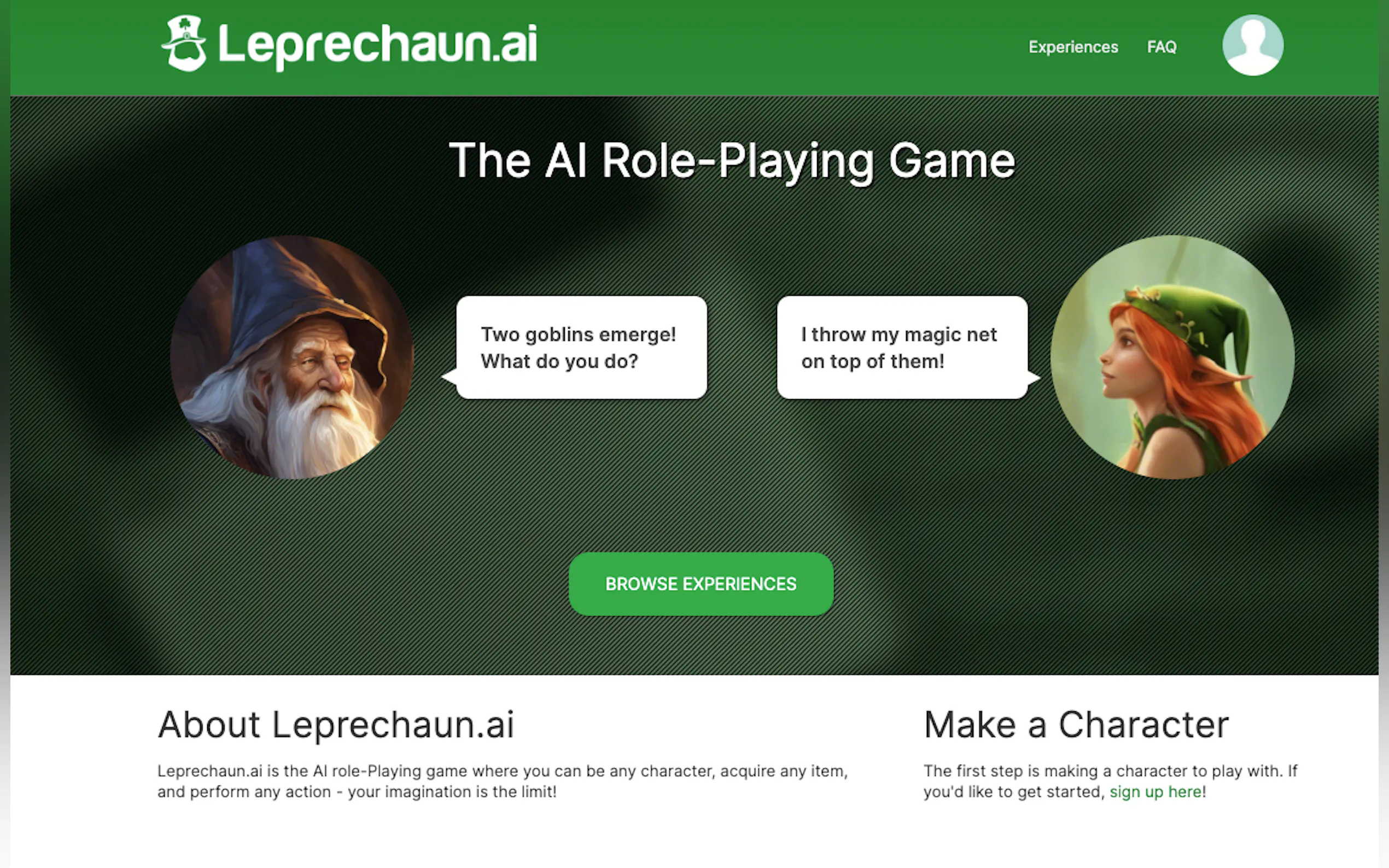 Leprechaun AI gallery image