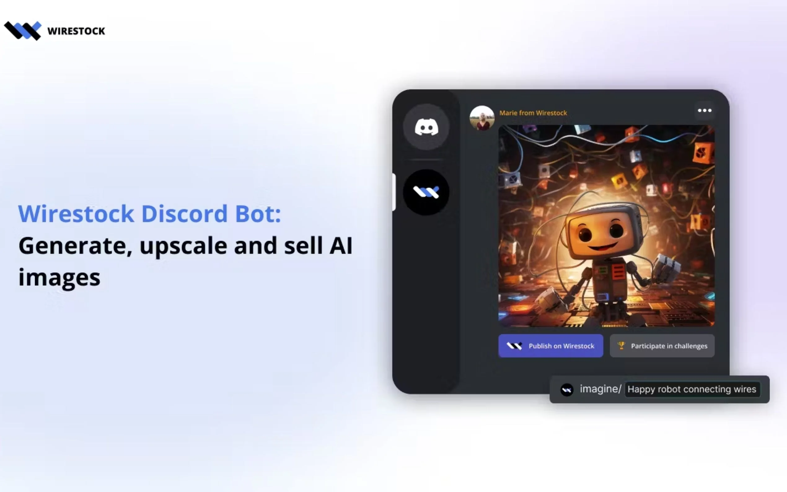 Wirestock Discord Bot gallery image