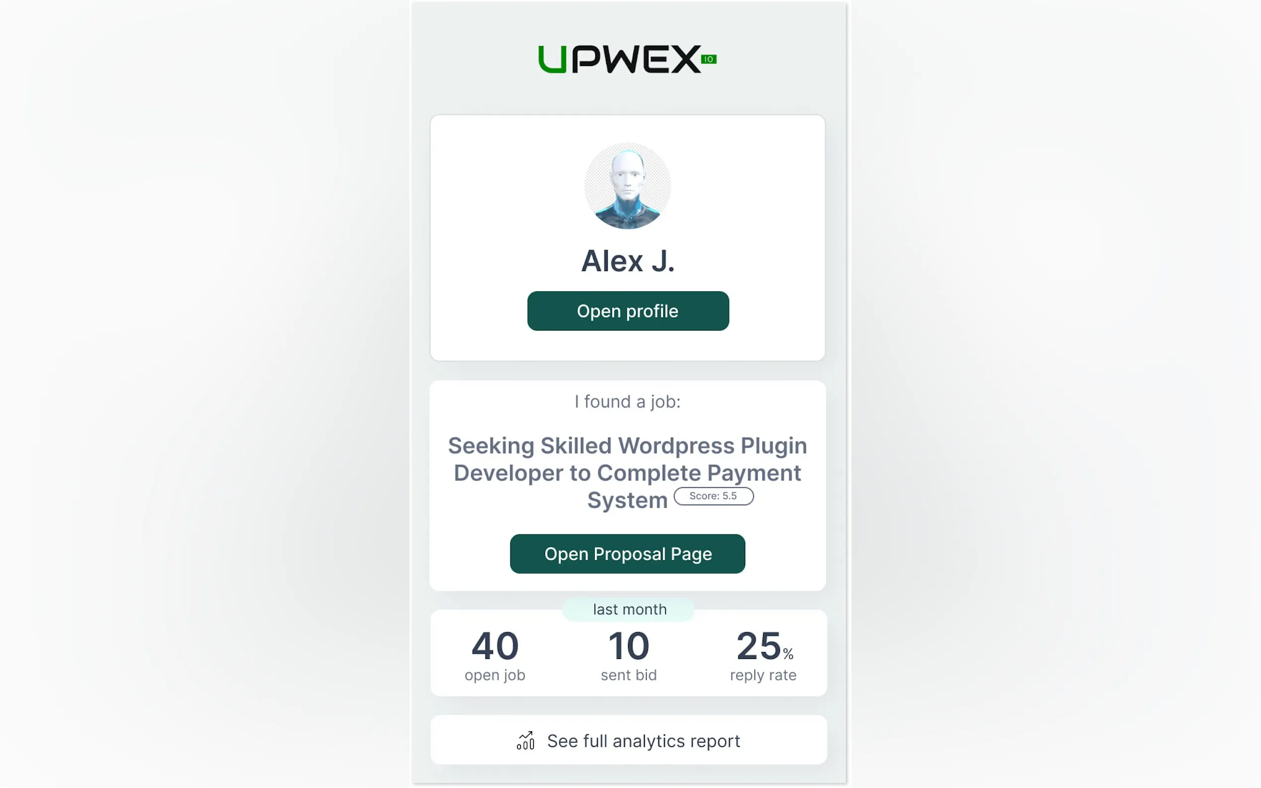Upwex.io gallery image