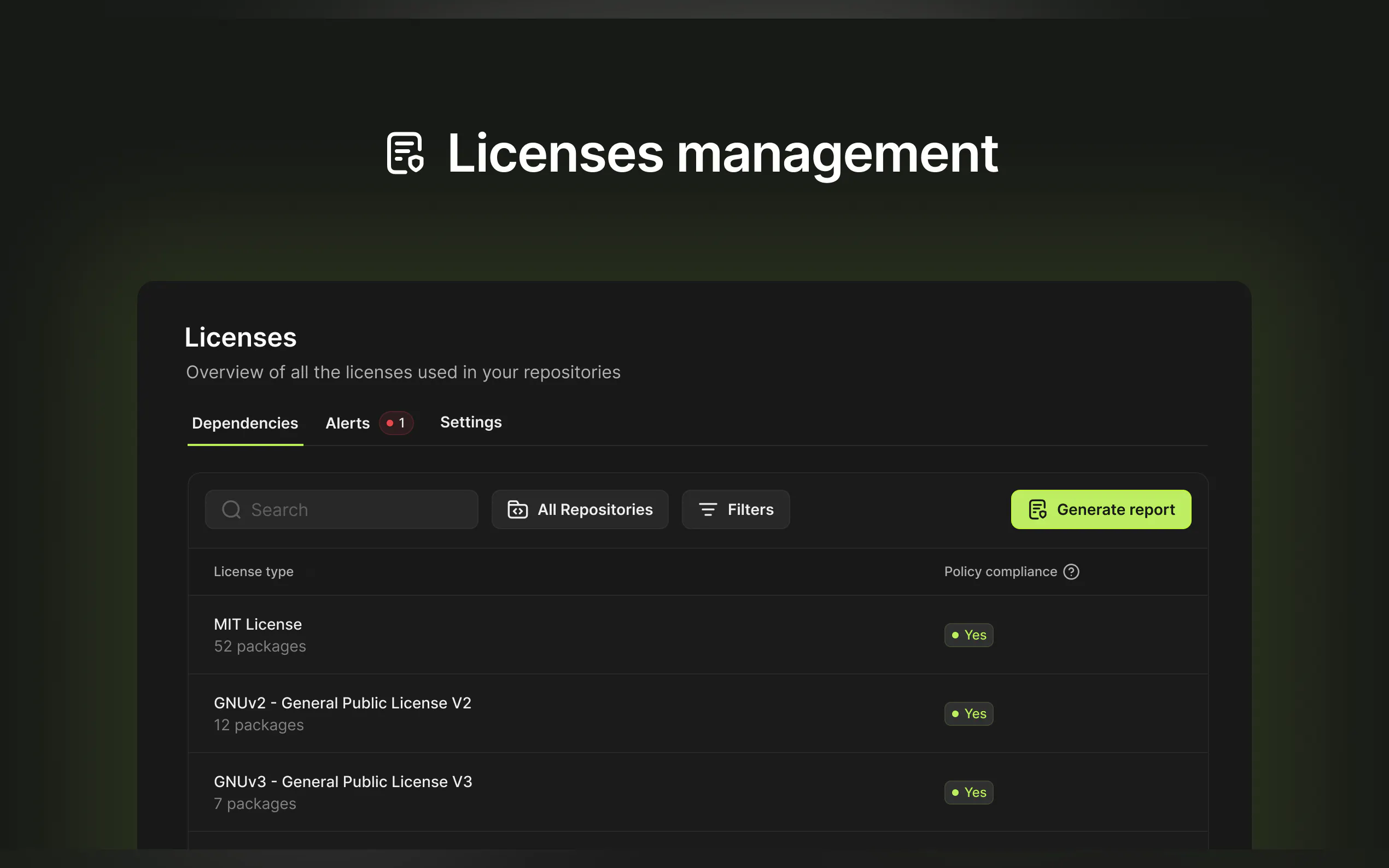 DepsHub gallery image