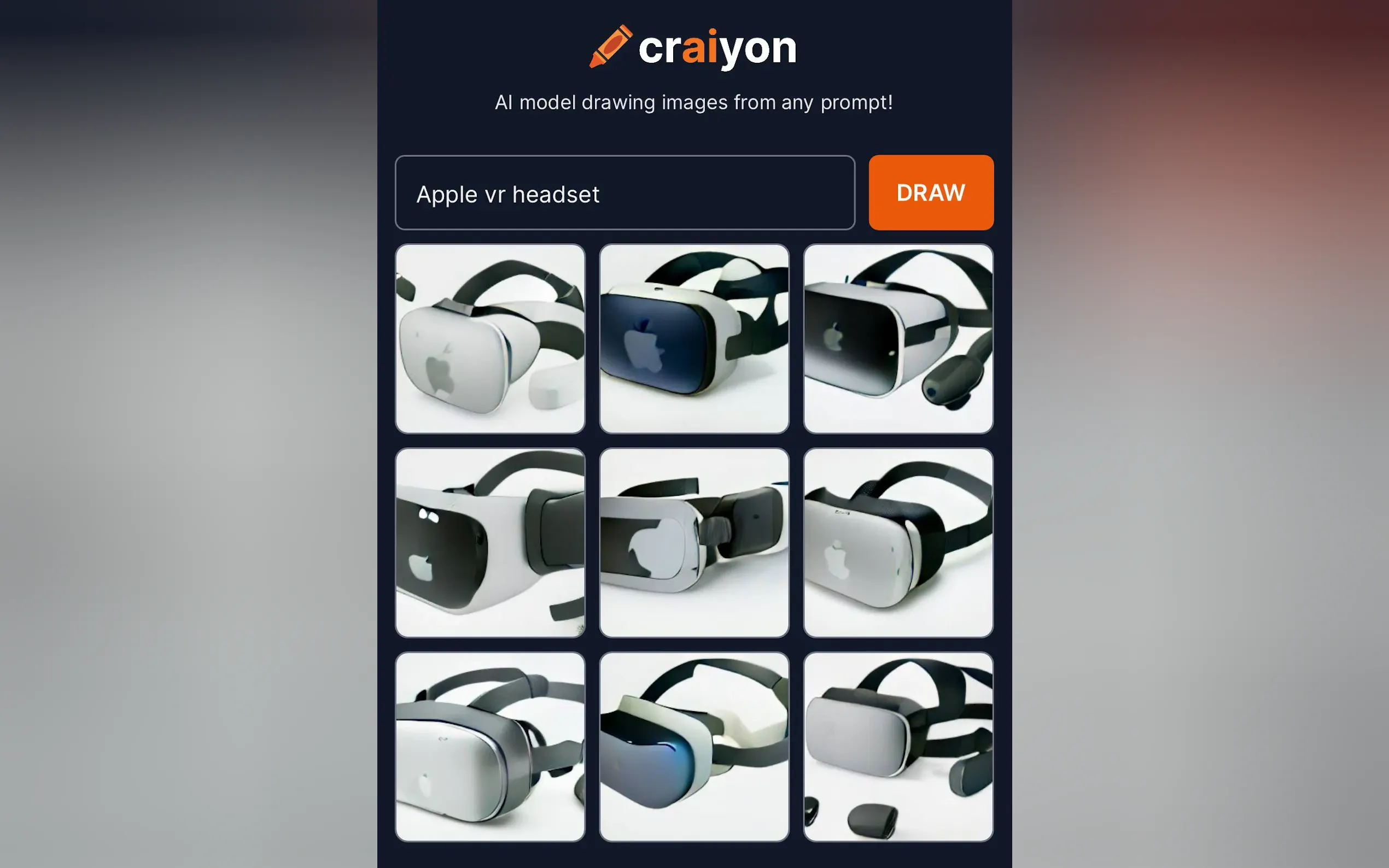 Craiyon gallery image