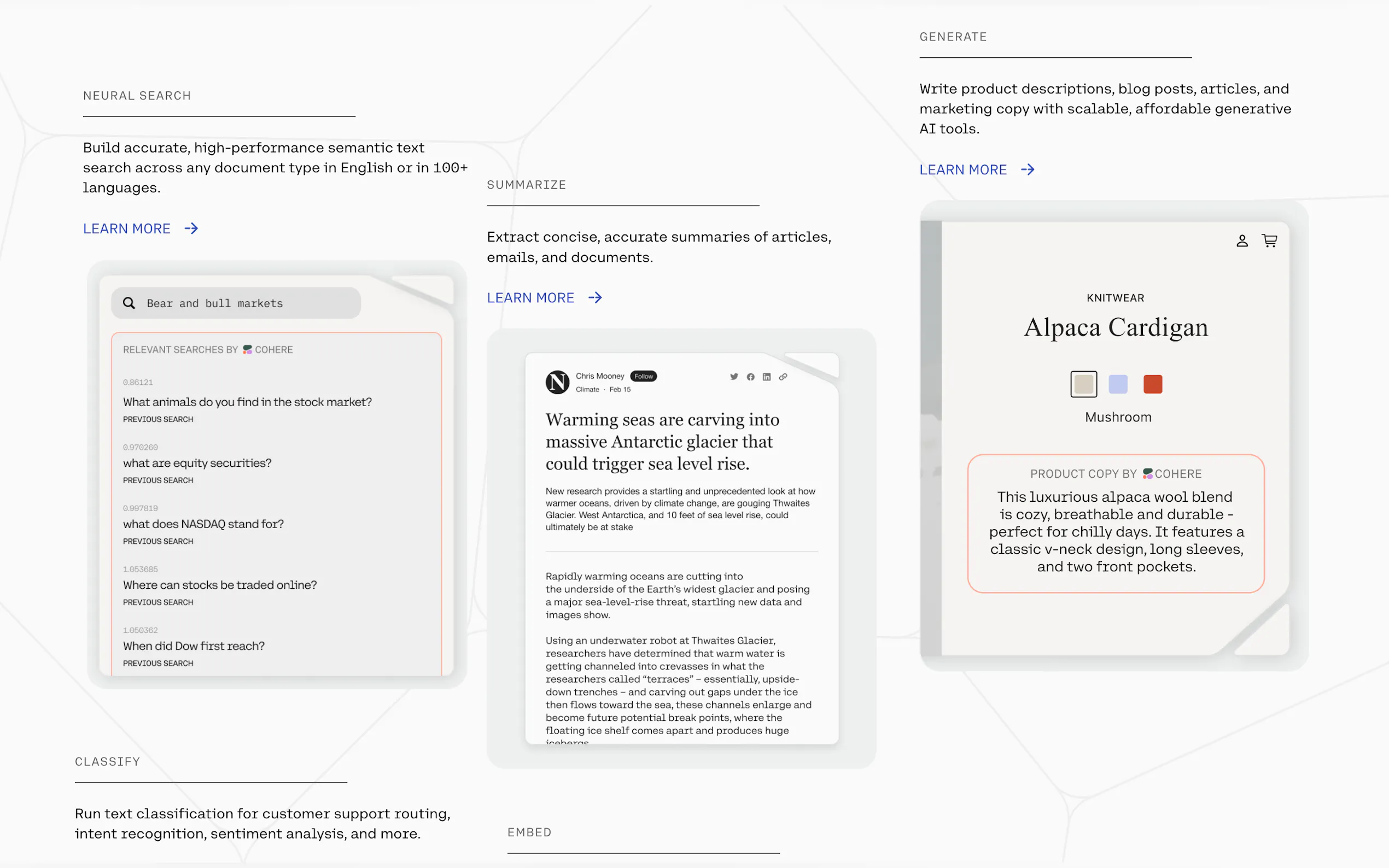 Cohere - class language AI gallery image