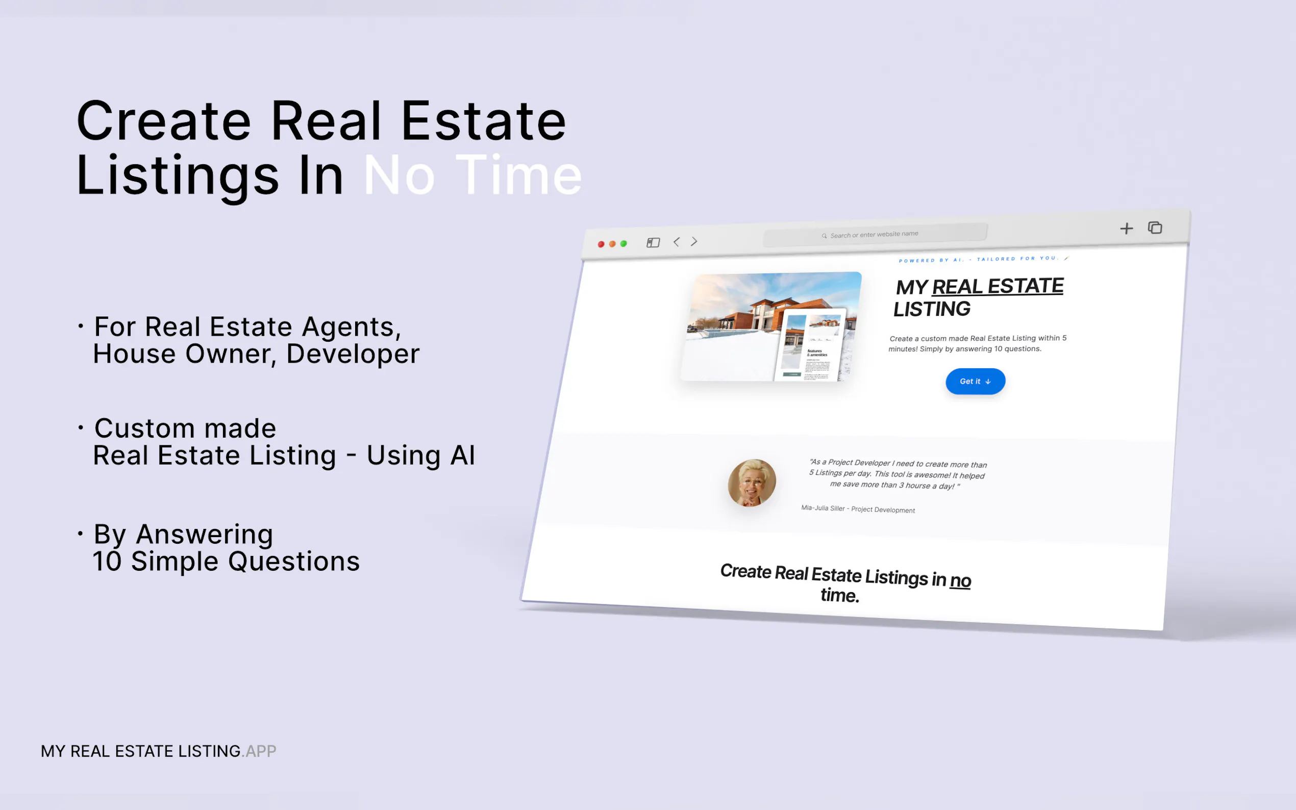 My Real Estate Listing AI gallery image