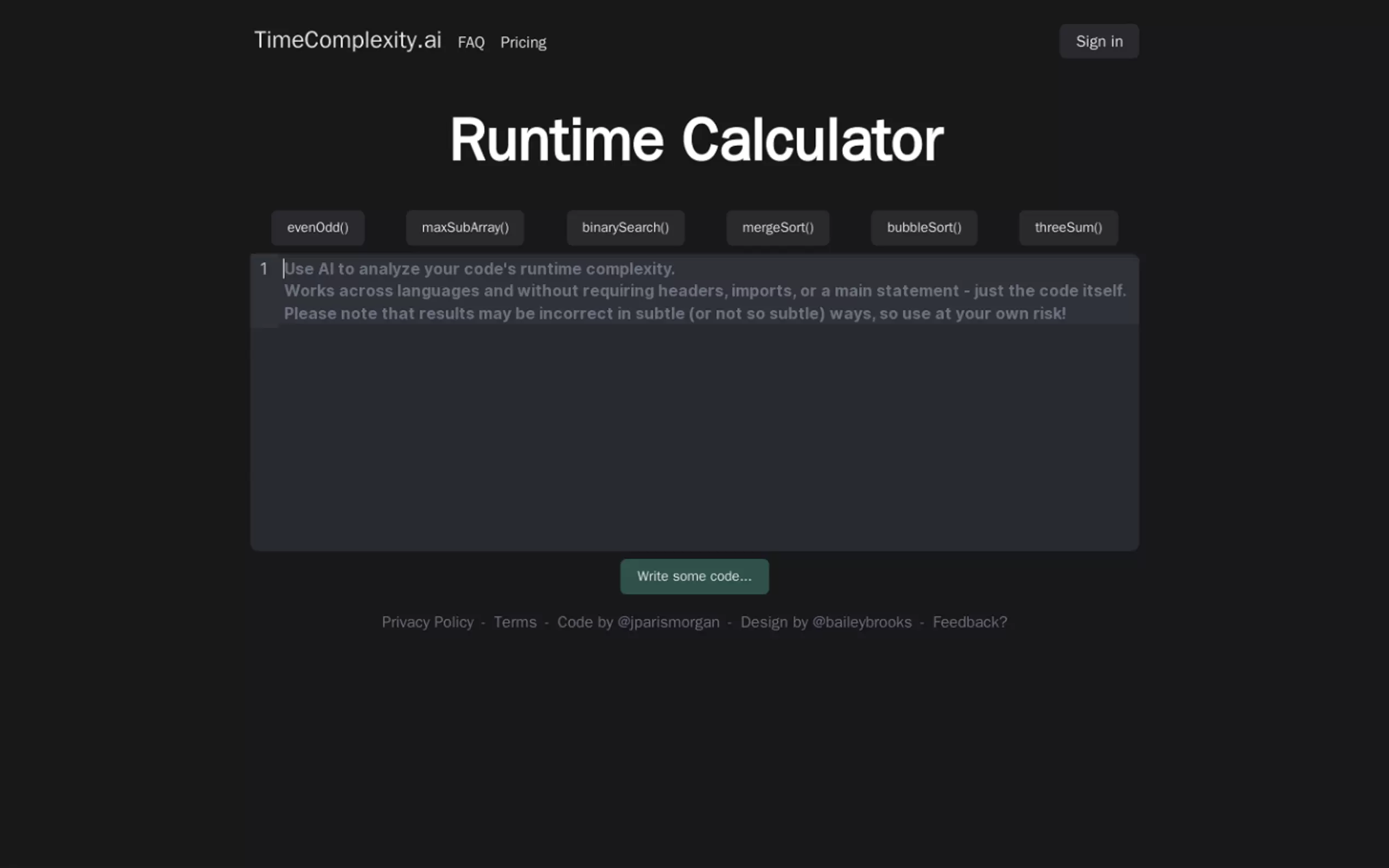 TimeComplexity.ai gallery image