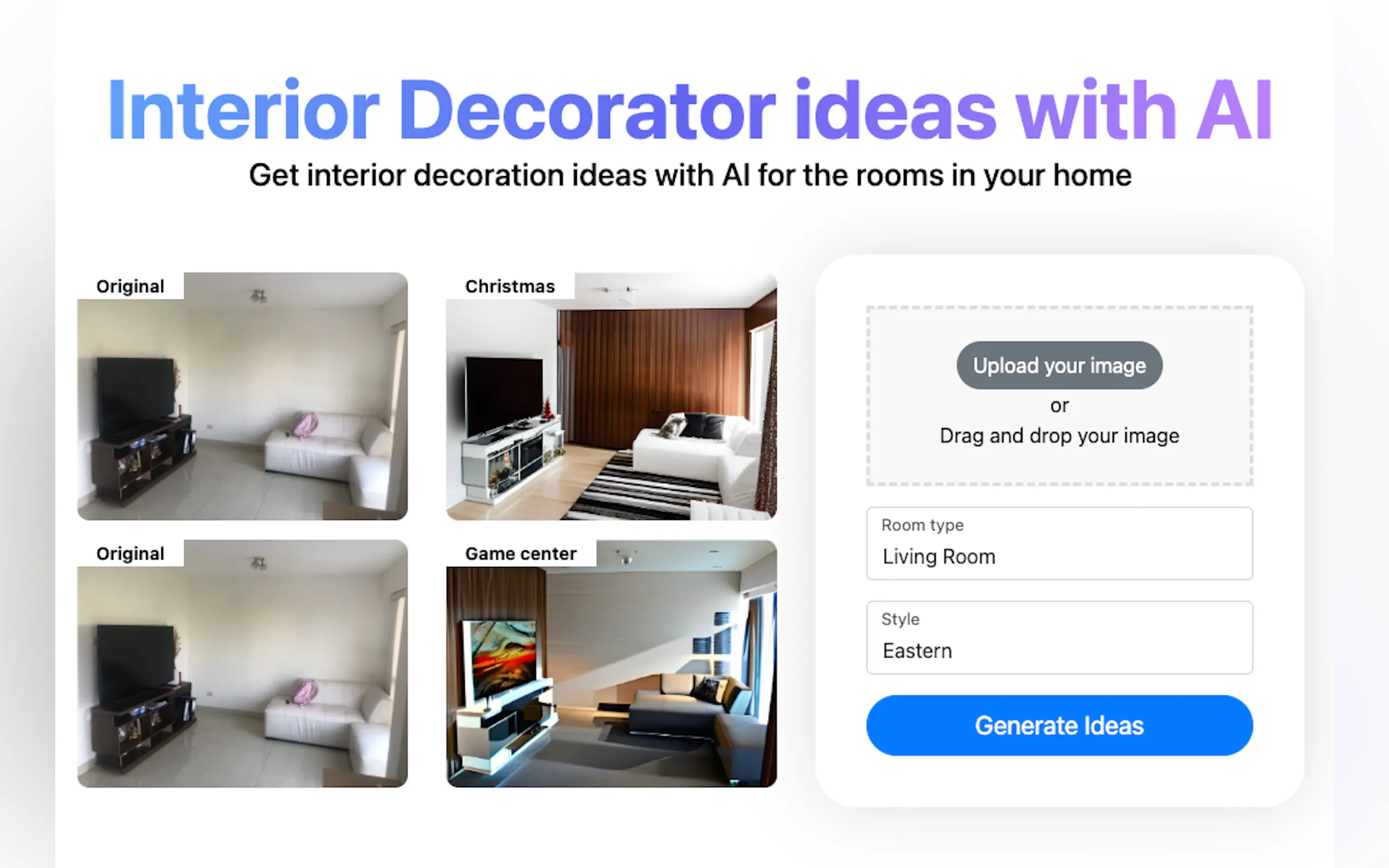 Interior Decorator AI gallery image
