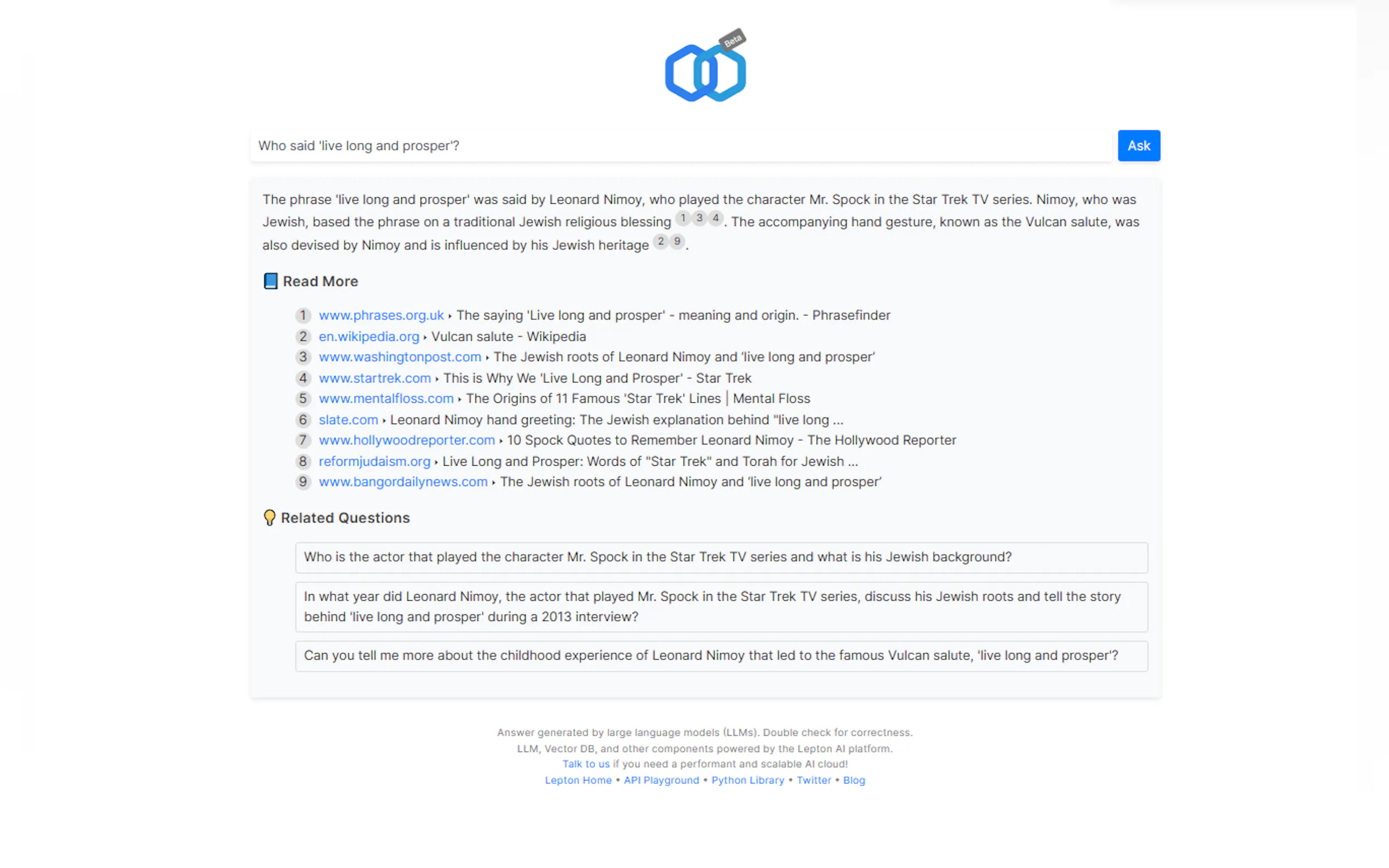 Lepton Search gallery image