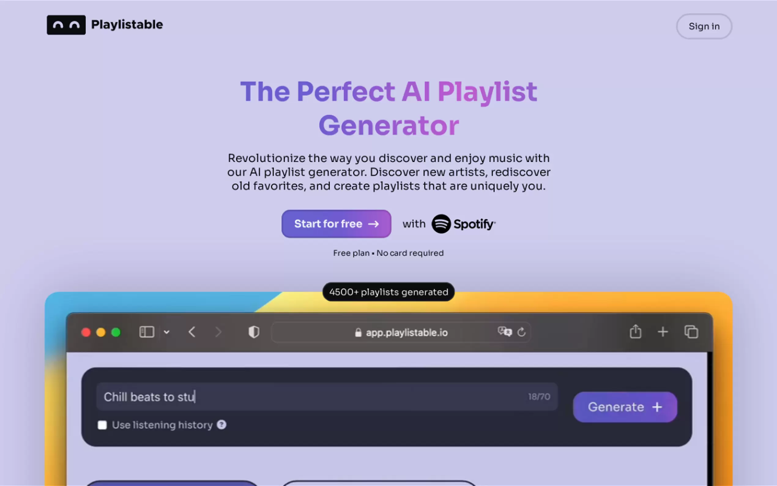 Playlistable gallery image