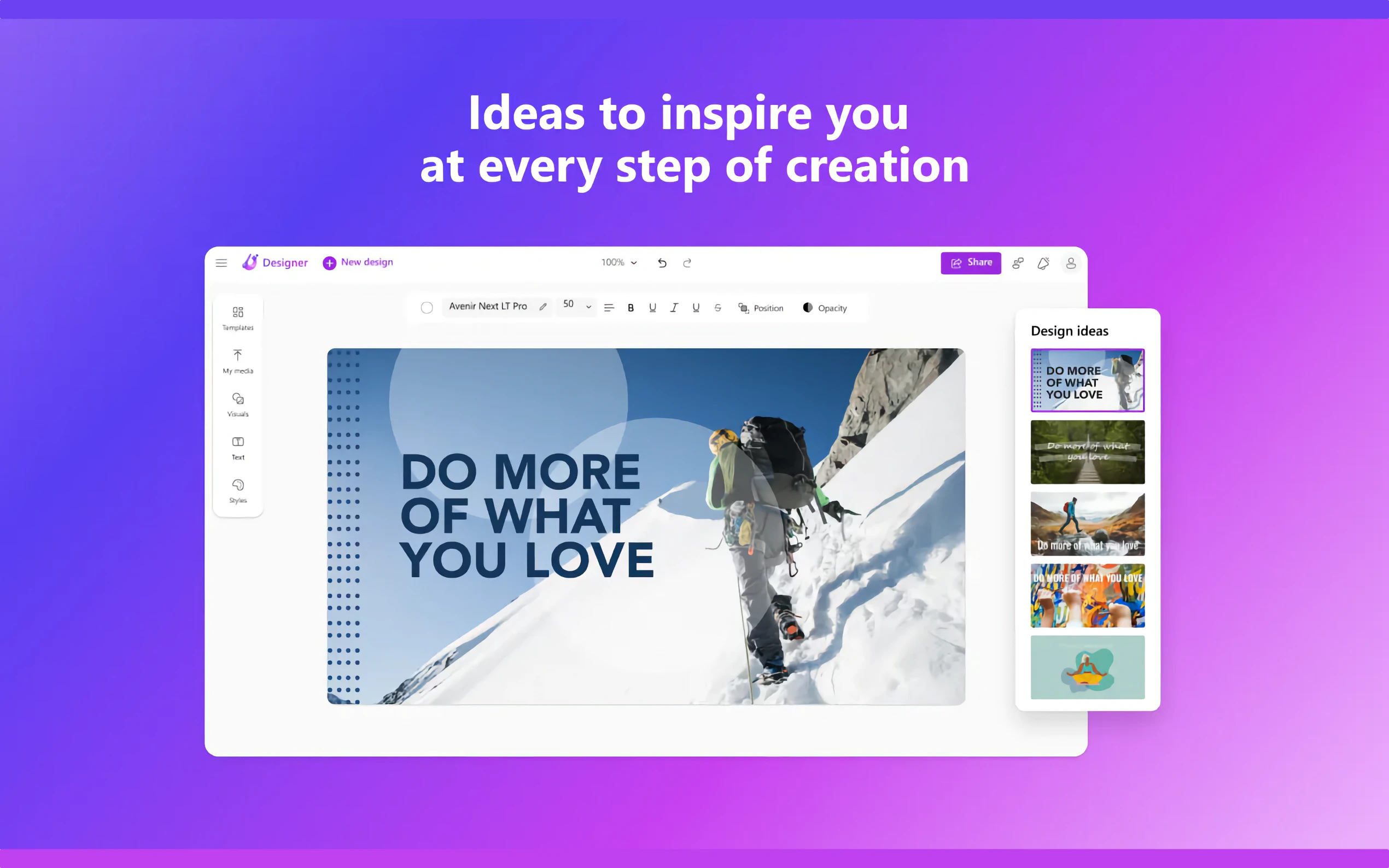 Microsoft Designer gallery image