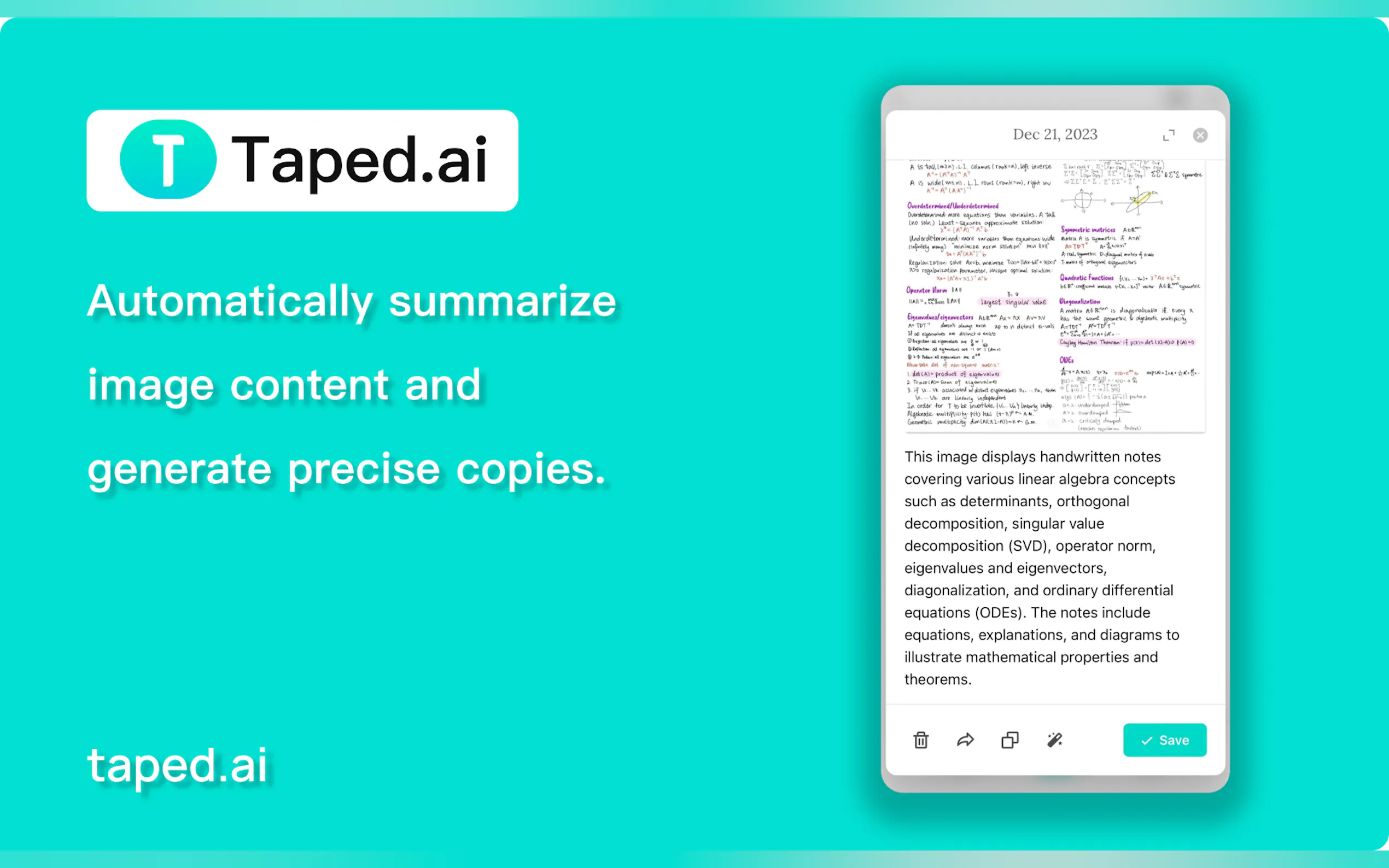 Taped.ai gallery image