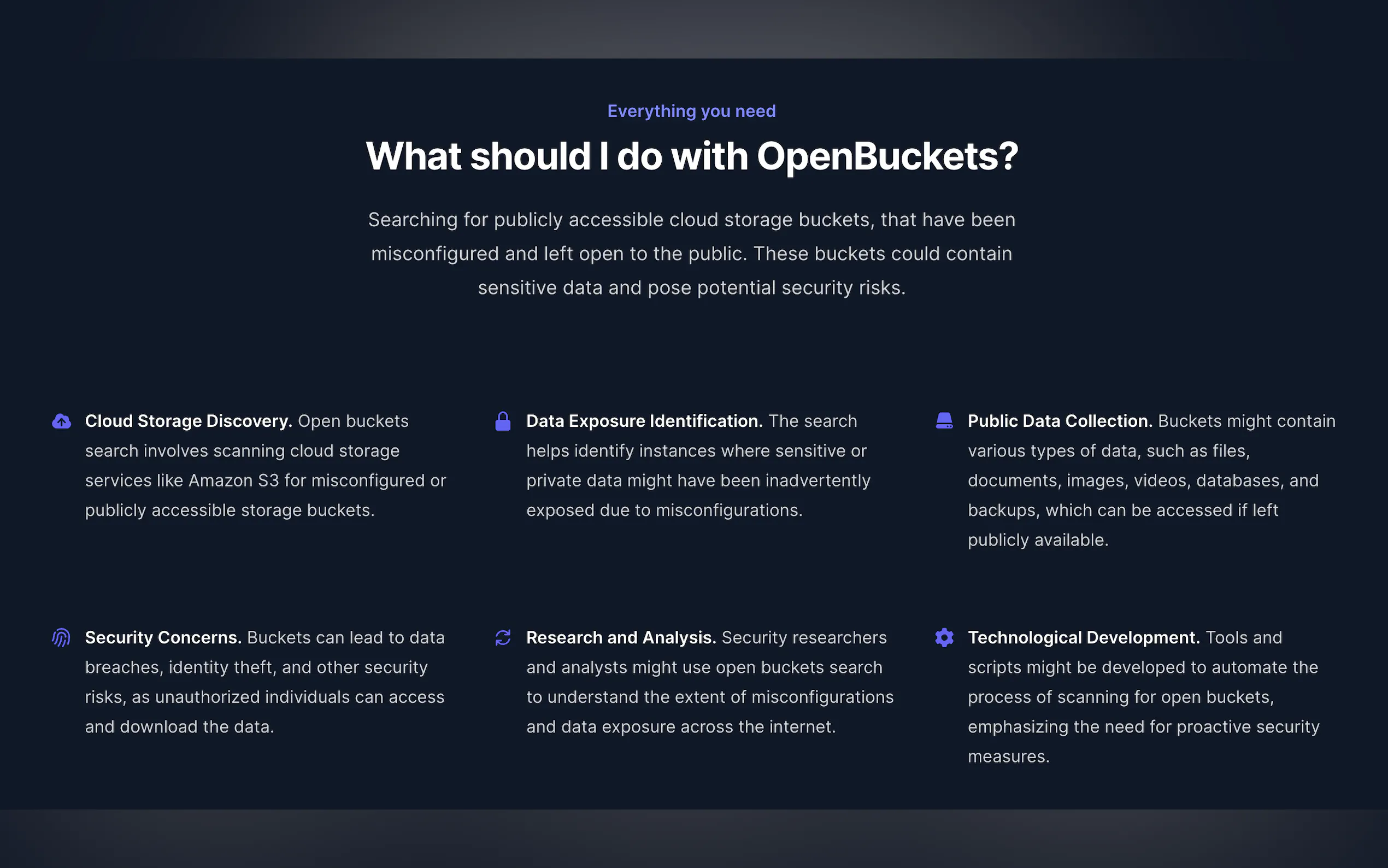 OpenBuckets gallery image