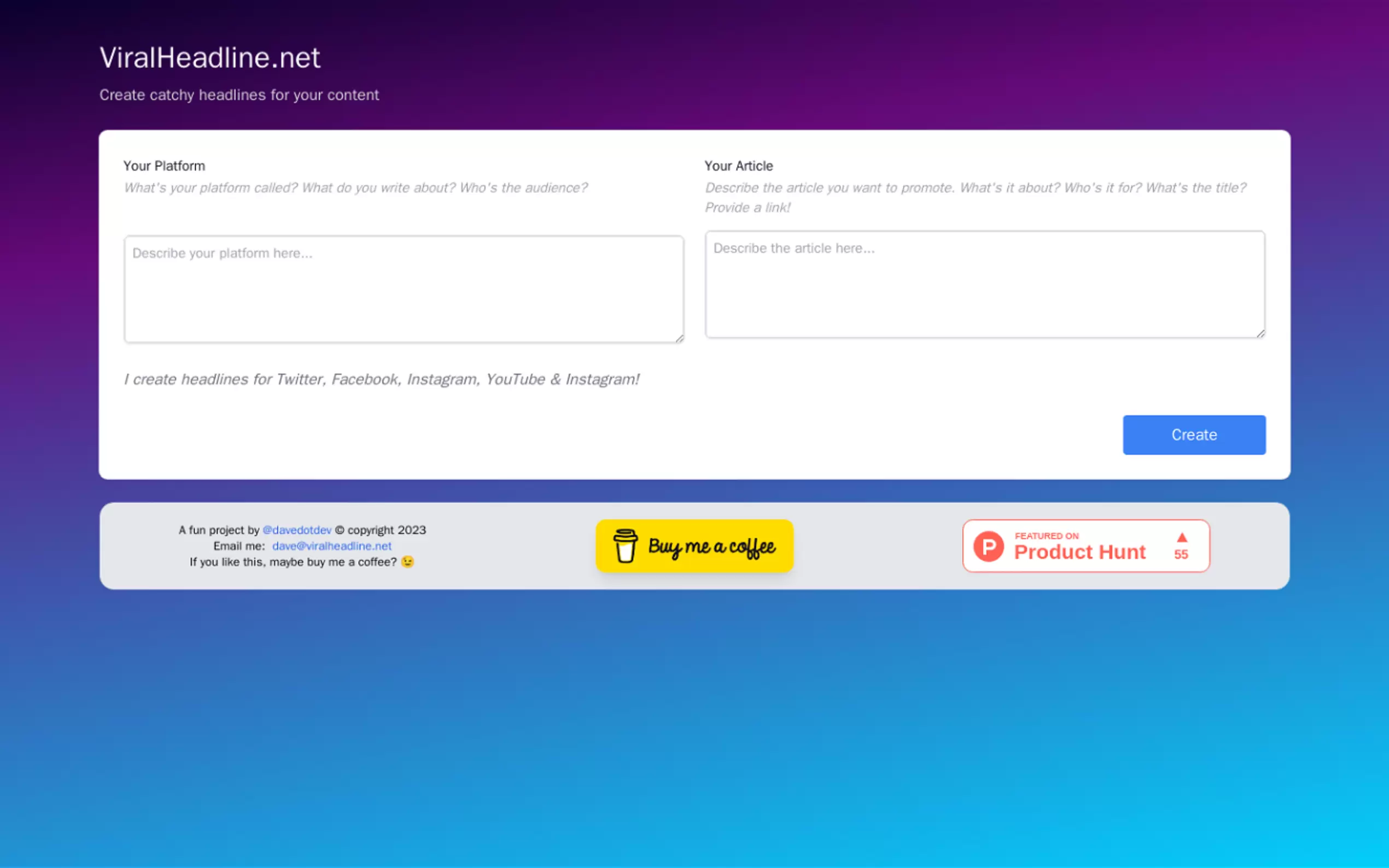 Viral Headline Generator gallery image