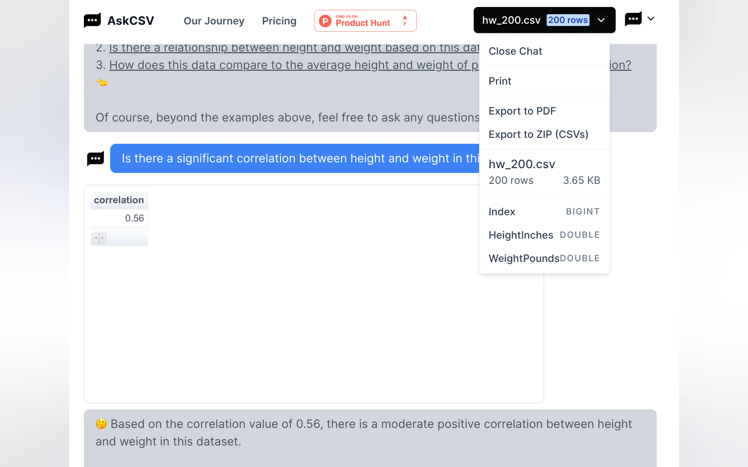 AskCSV gallery image