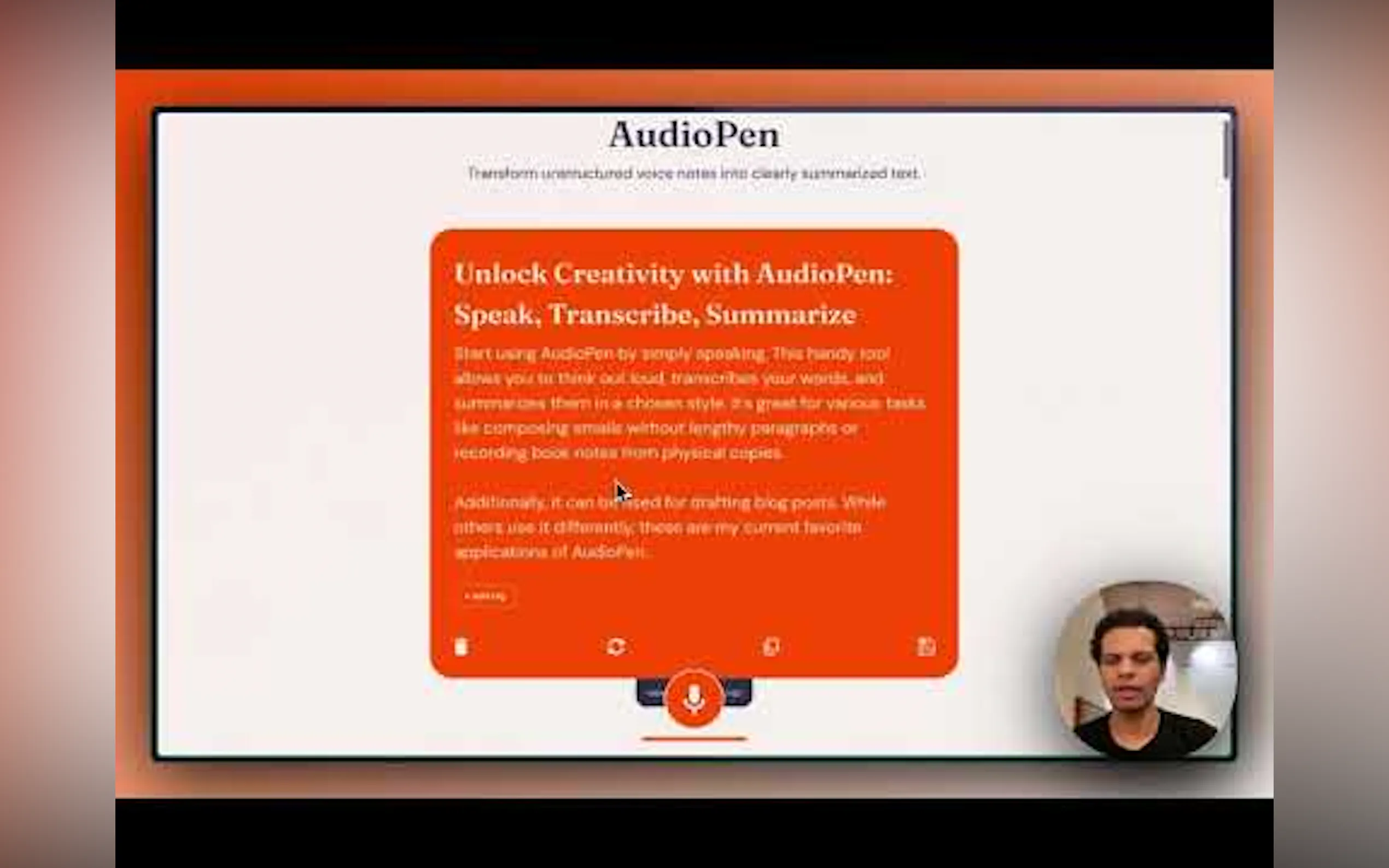 AudioPen gallery image
