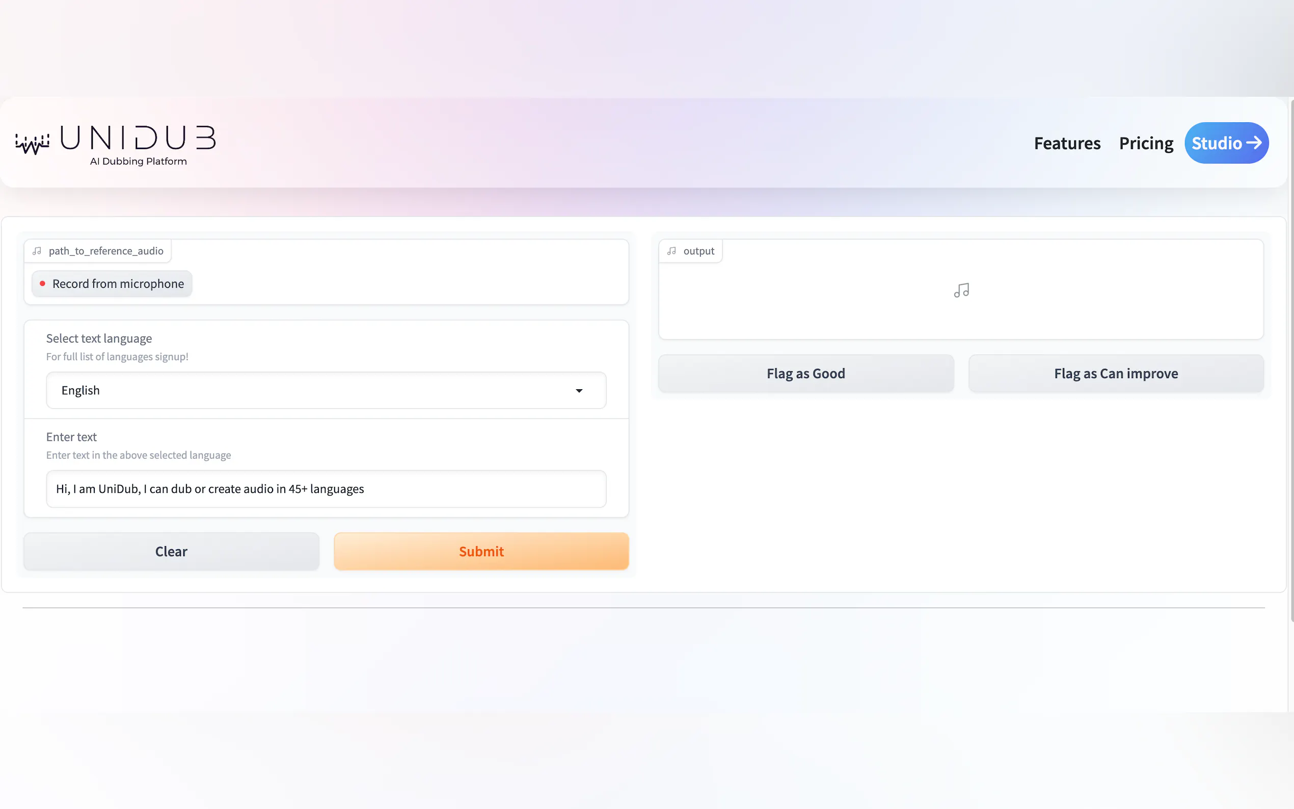 UniDub gallery image