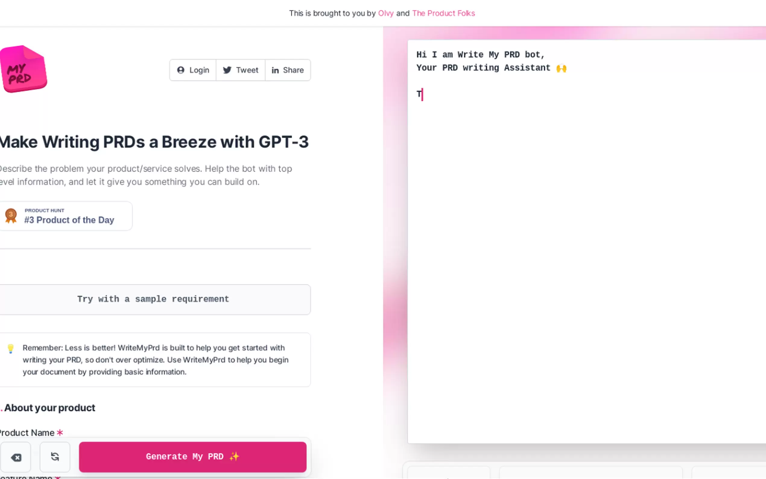 WriteMyPrd gallery image