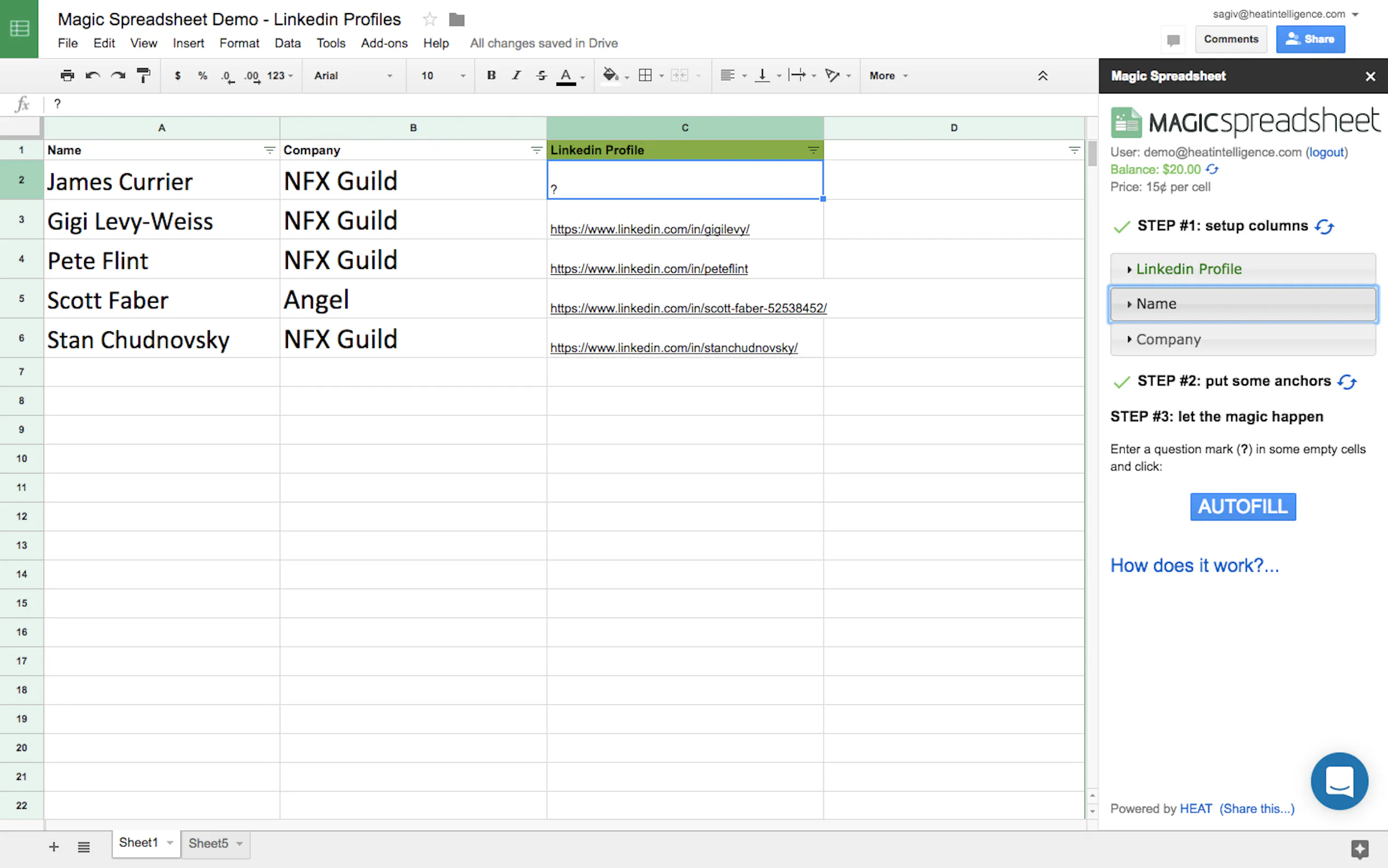 Magic Spreadsheet gallery image