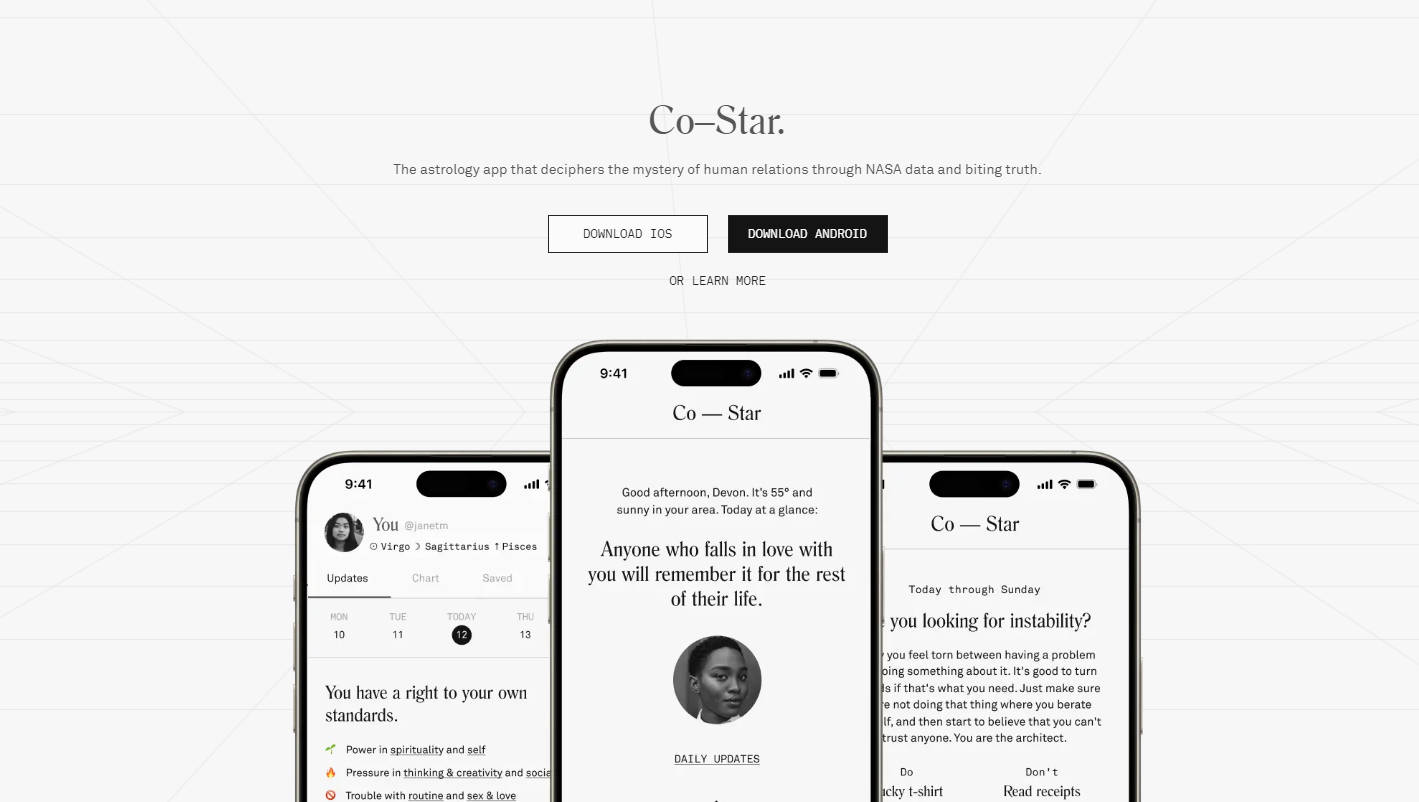 Co–Star Personalized Astrology gallery image