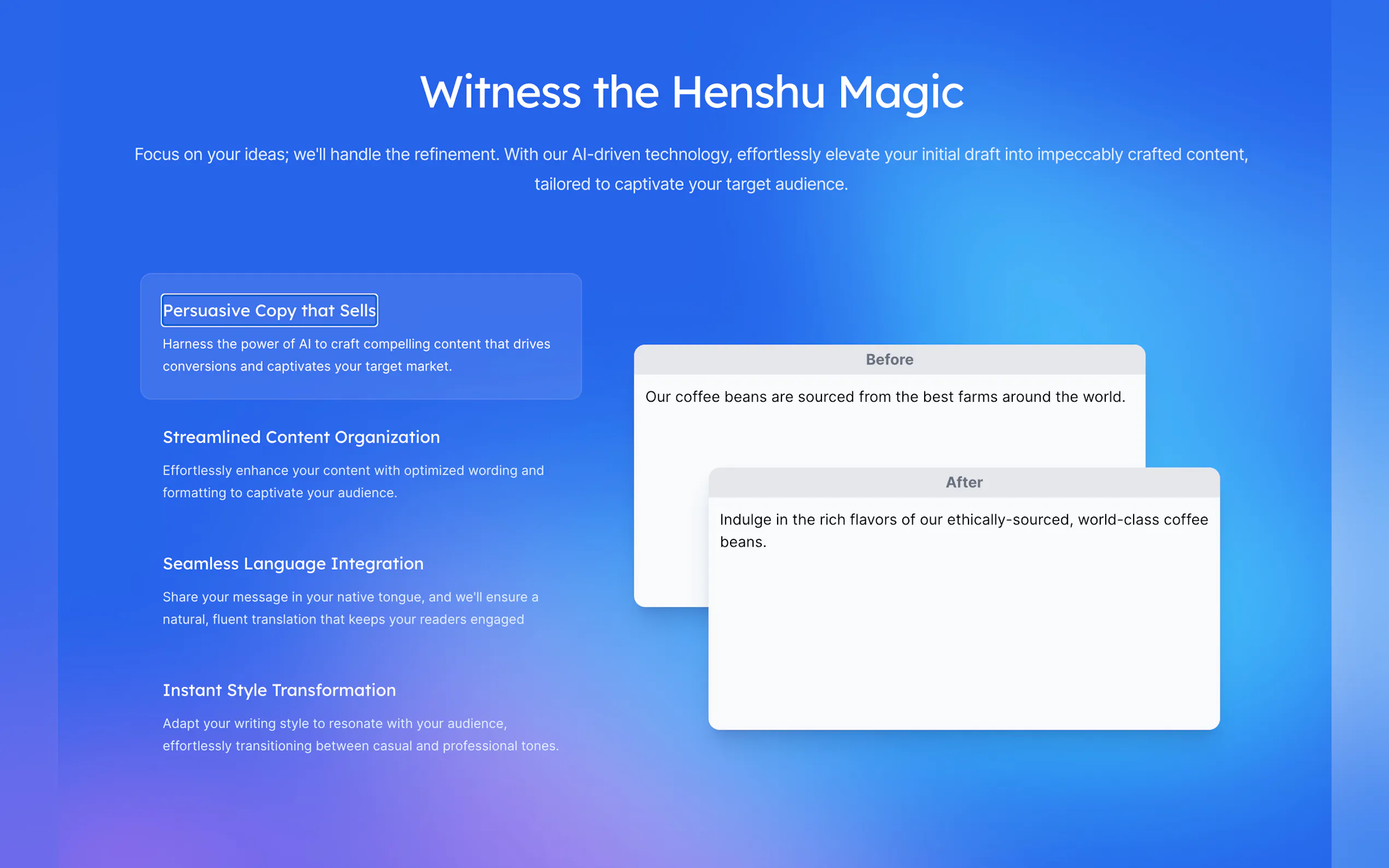 Henshu.ai gallery image