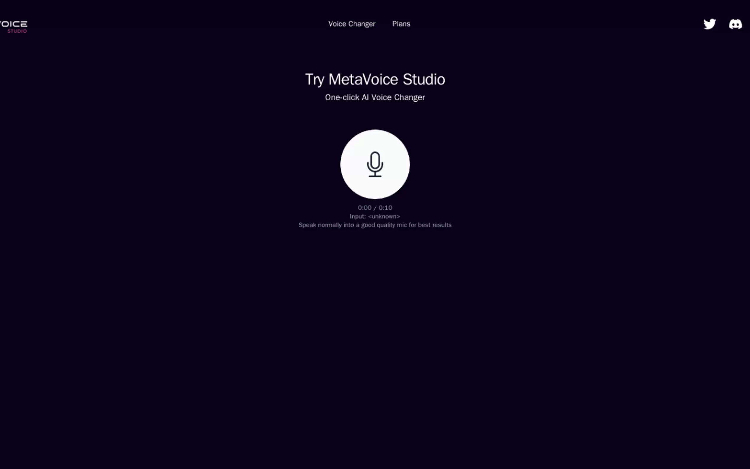 MetaVoice Studio gallery image