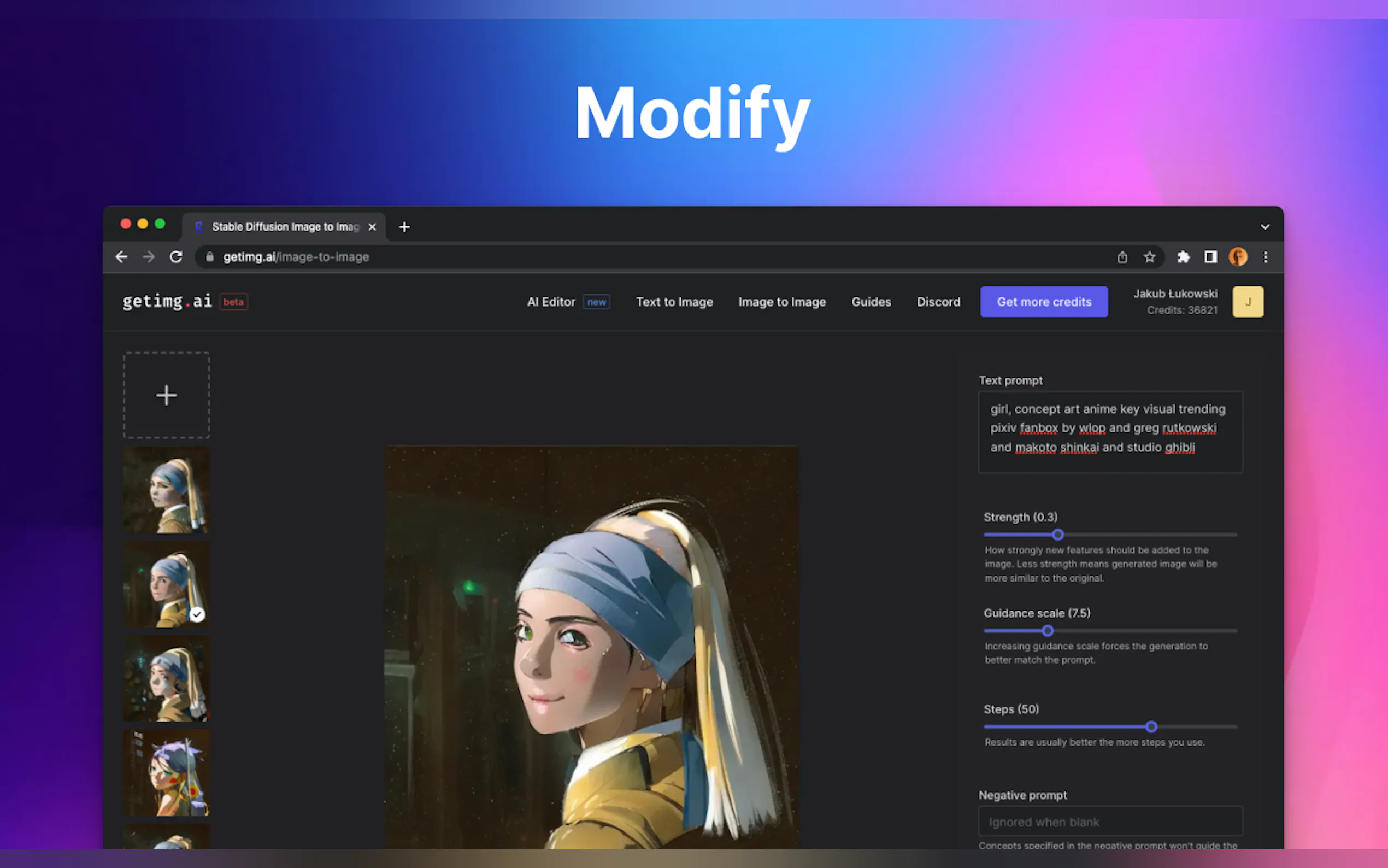 Getimg.ai gallery image