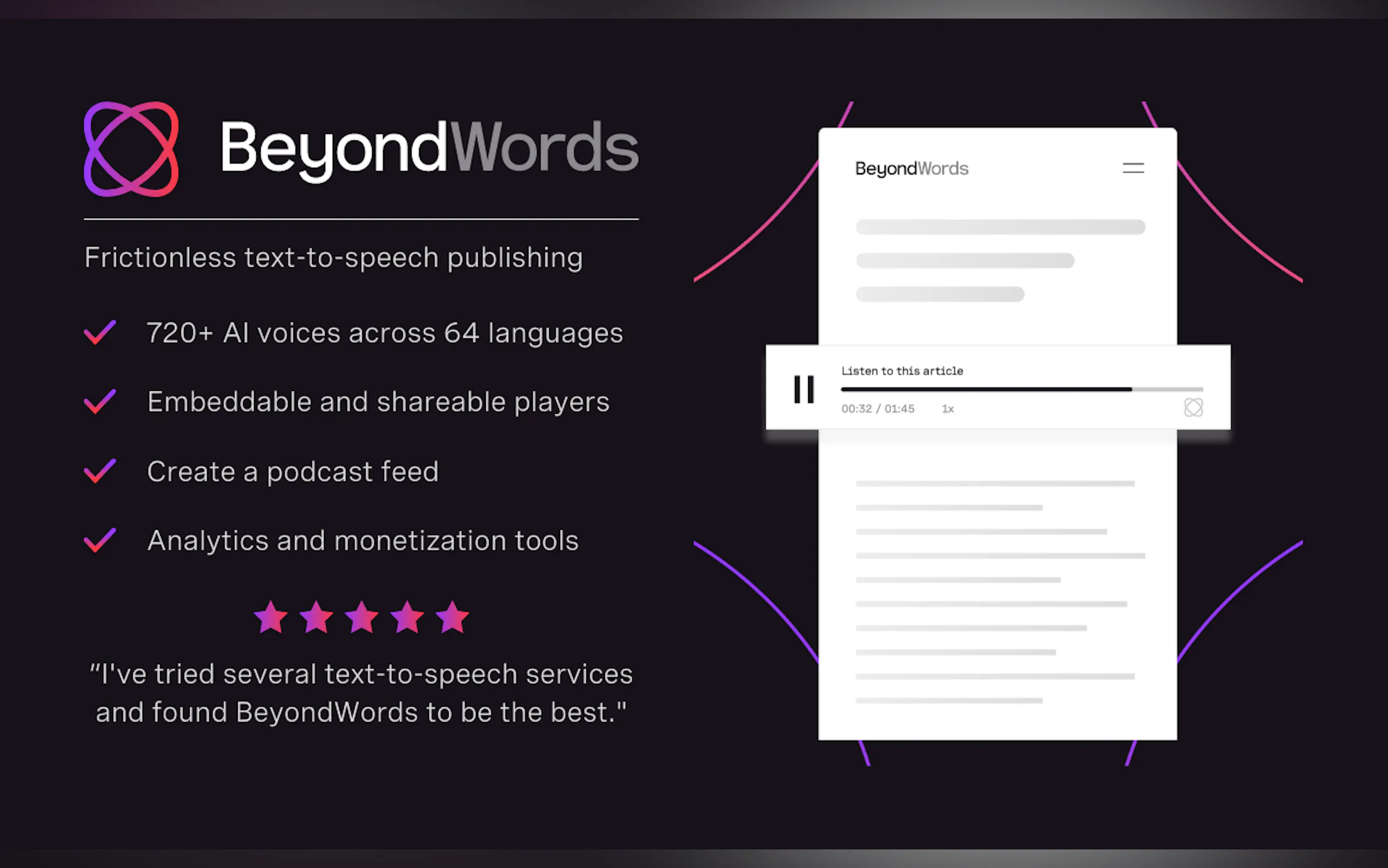 BeyondWords gallery image