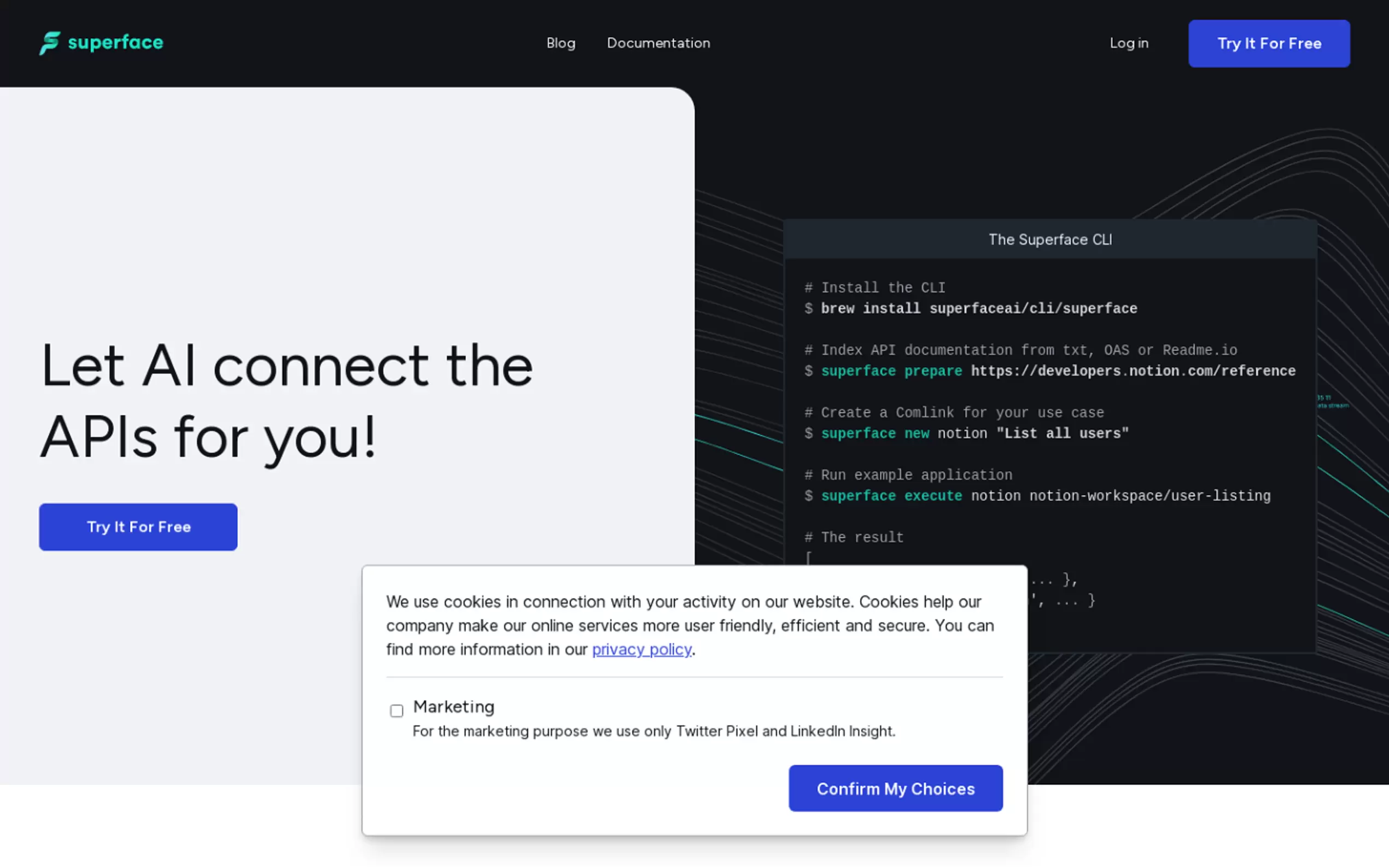 Superface.ai gallery image