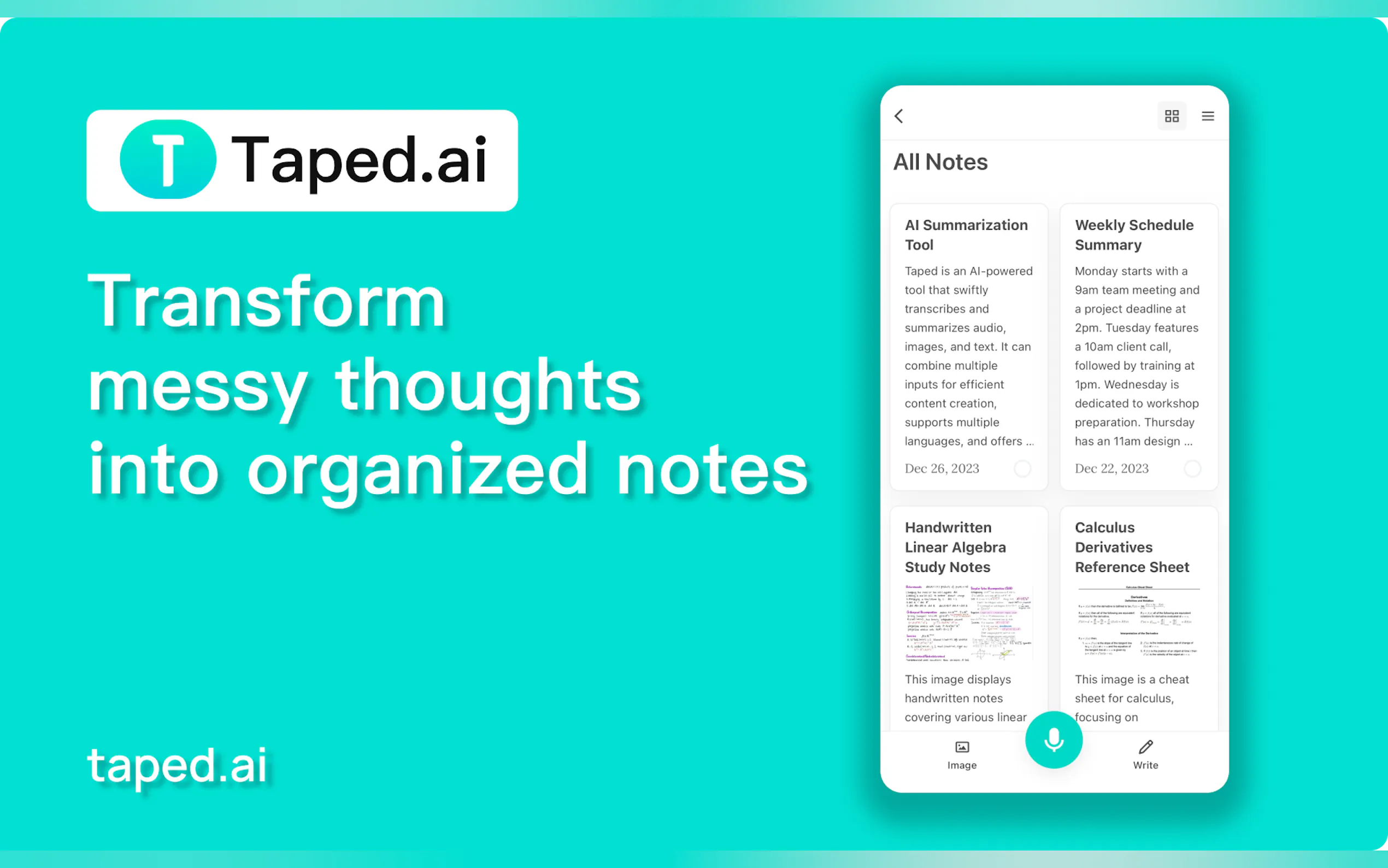 Taped.ai gallery image