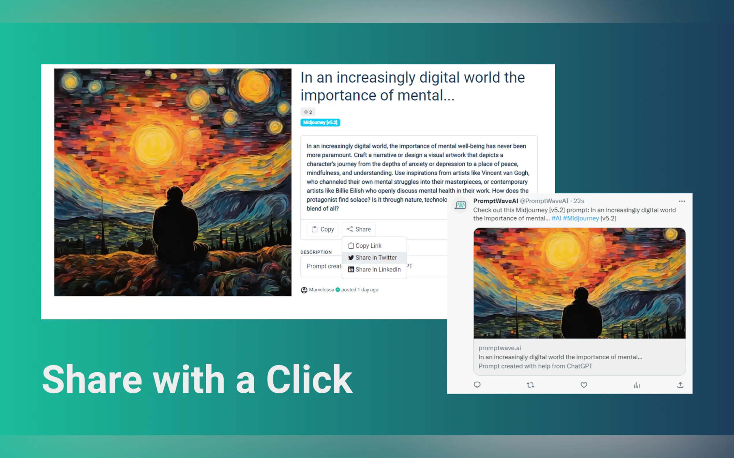 PromptWave AI gallery image