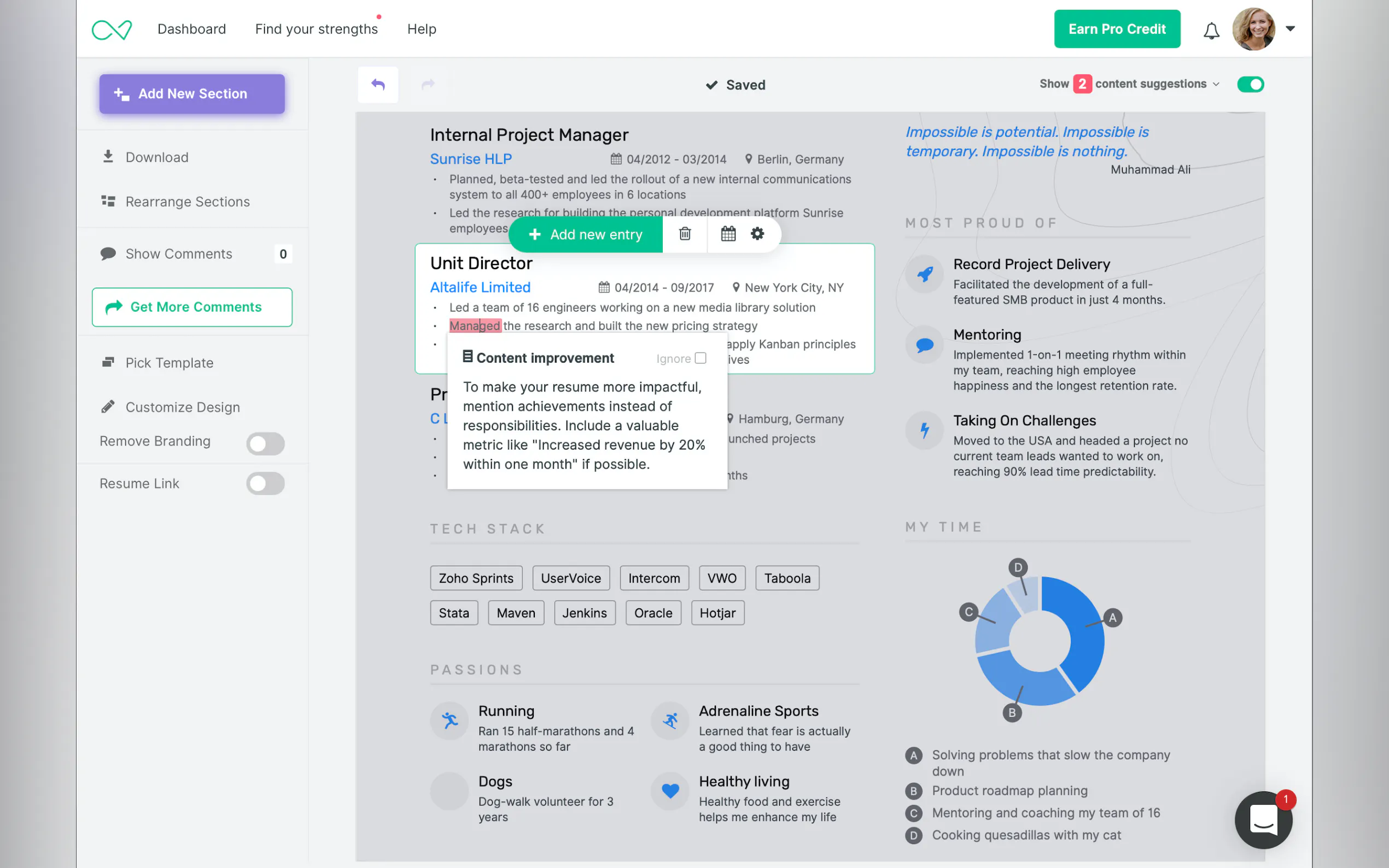 Enhancv gallery image