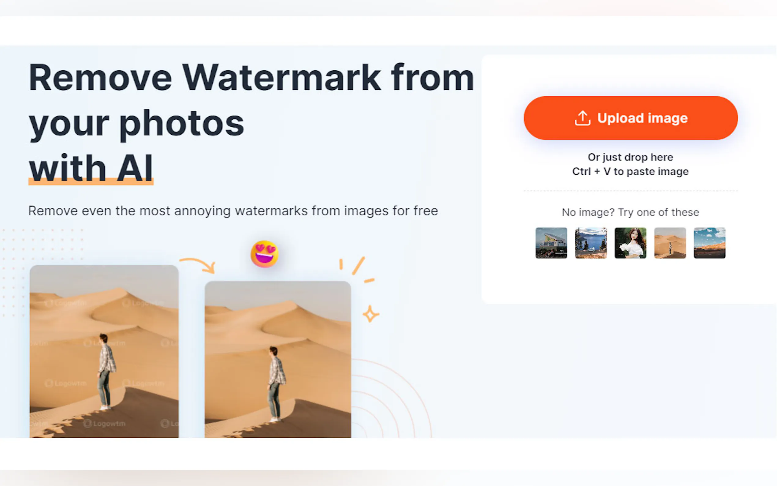 DeWatermark gallery image