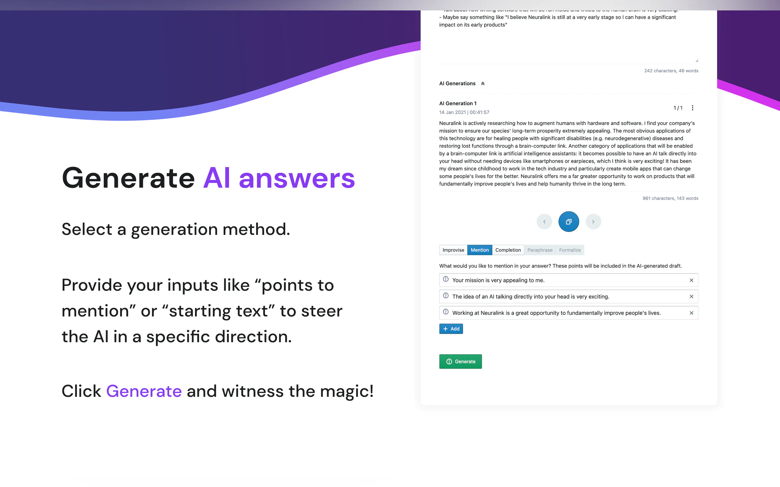 Proficient AI gallery image