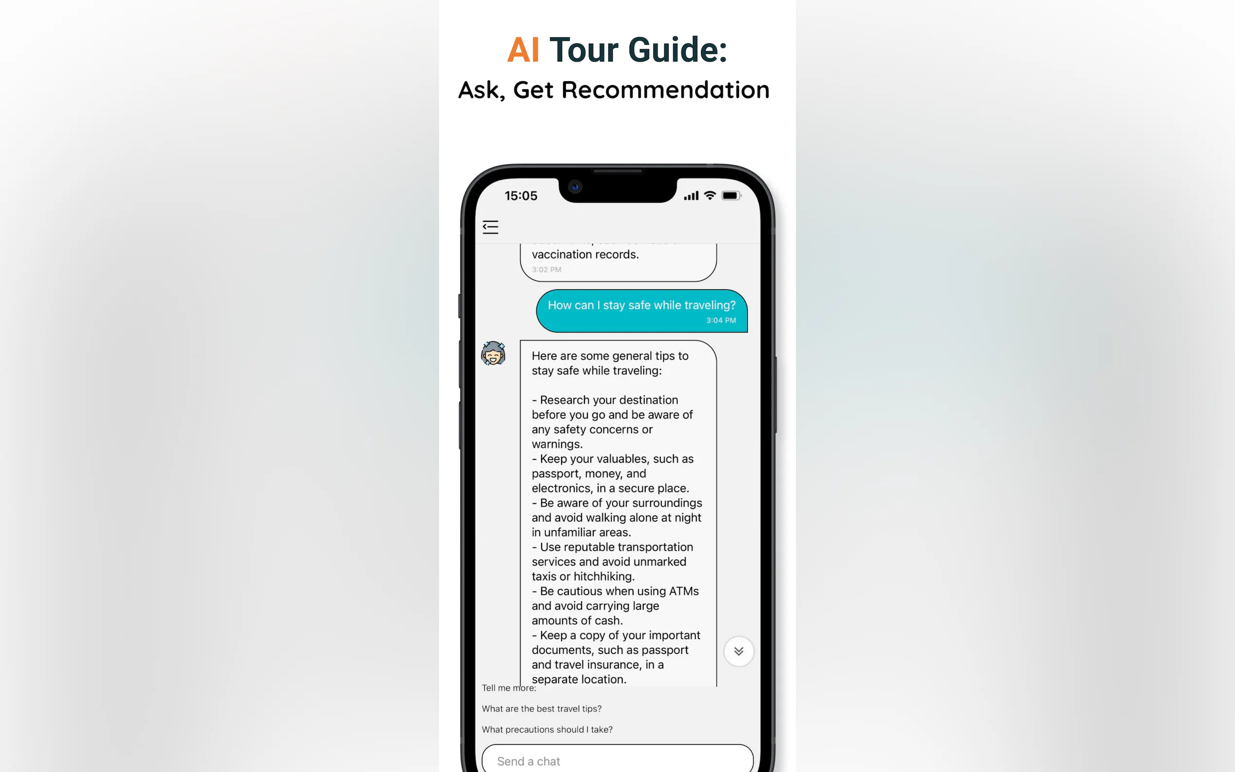TRIPChatter AI Chat gallery image