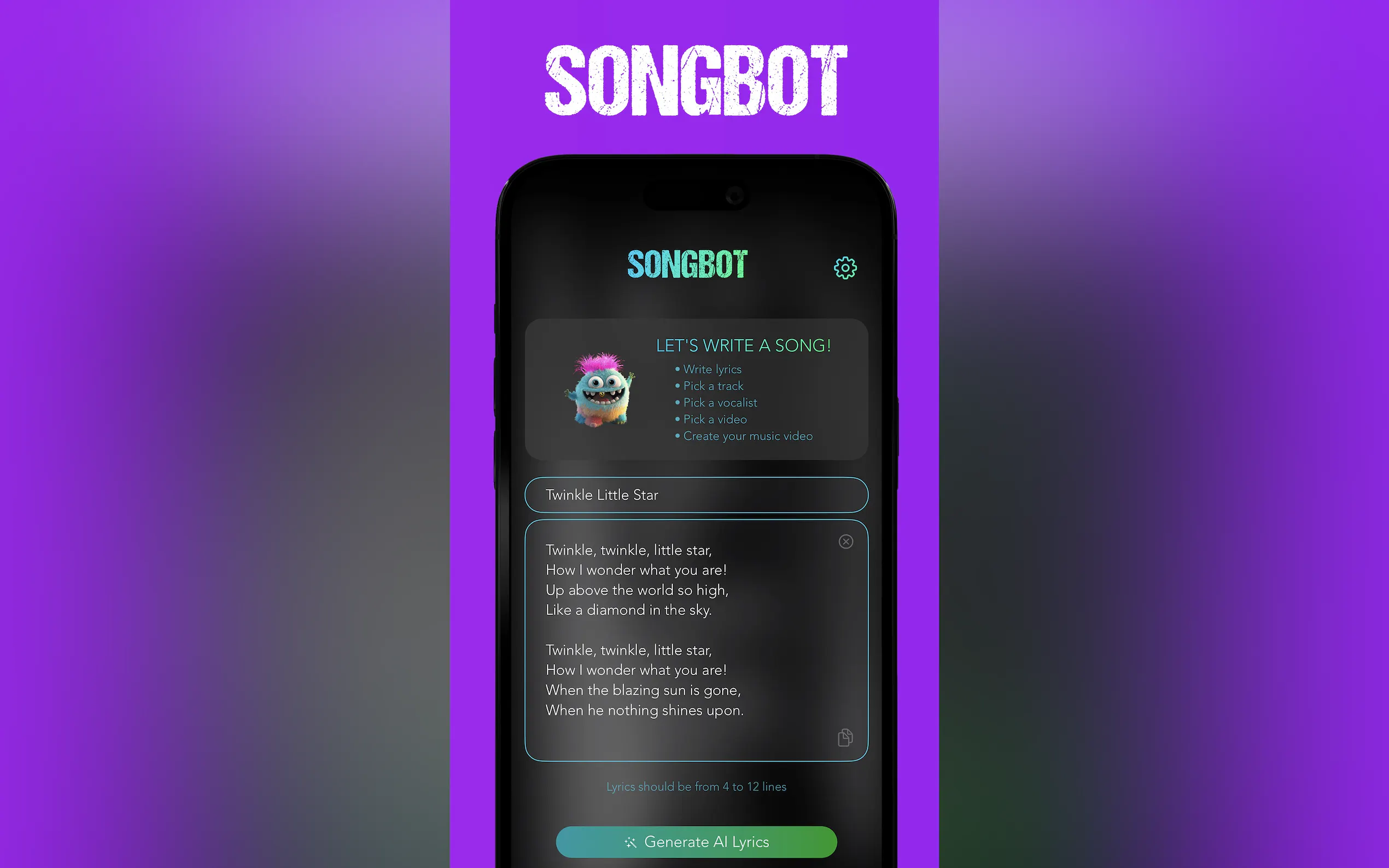 SongBot AI Music gallery image