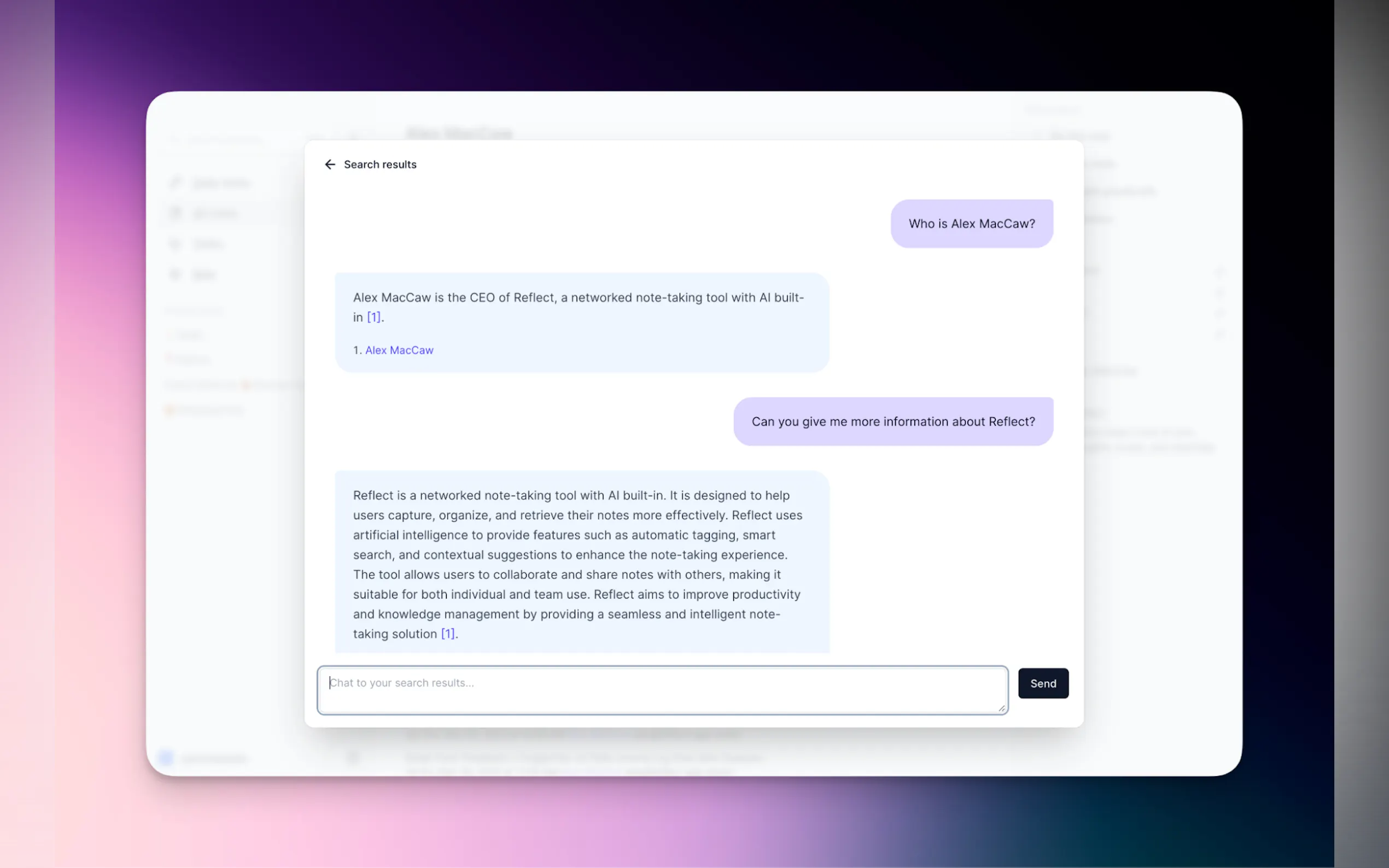 Reflect AI gallery image