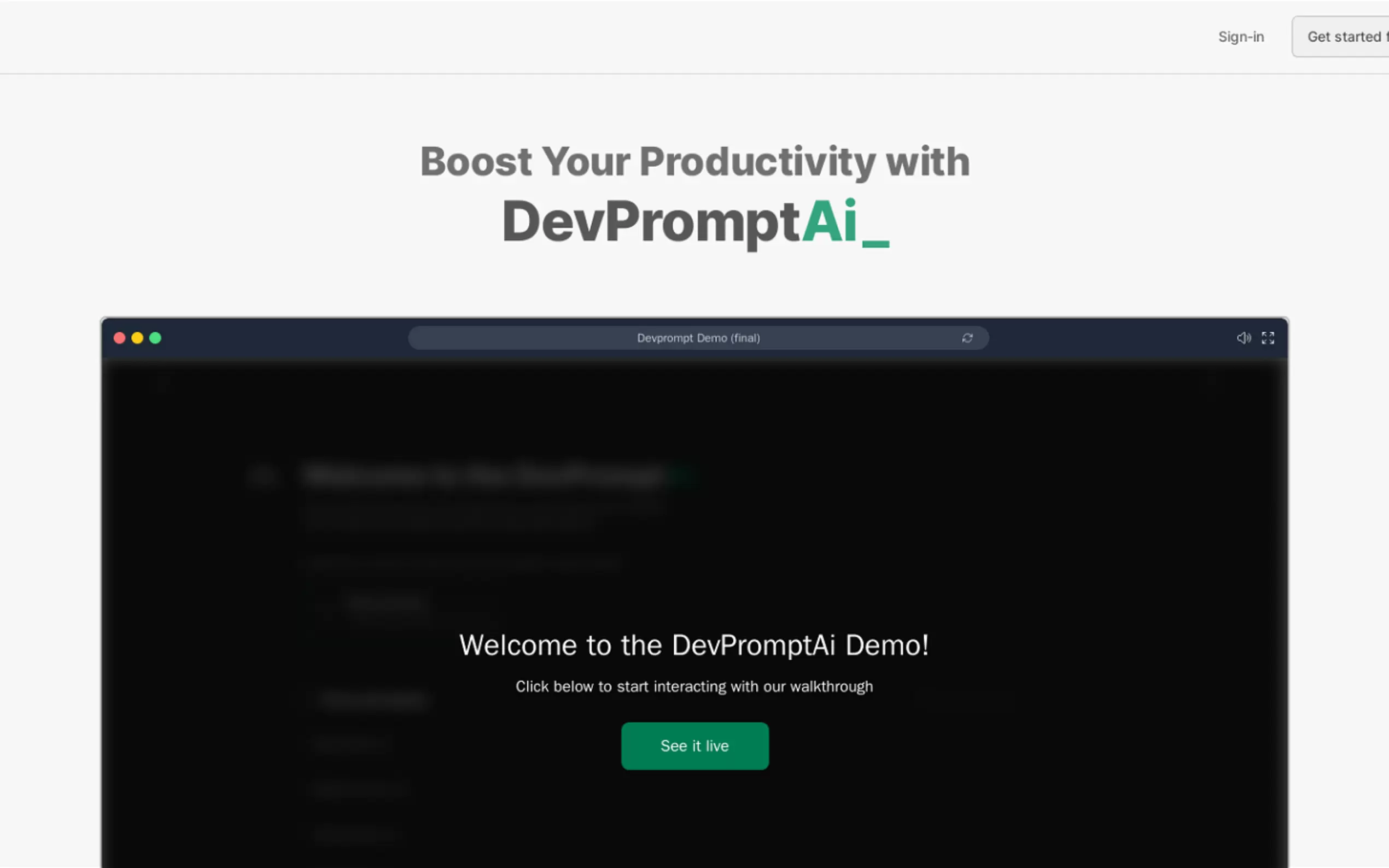 DevPromptAi gallery image