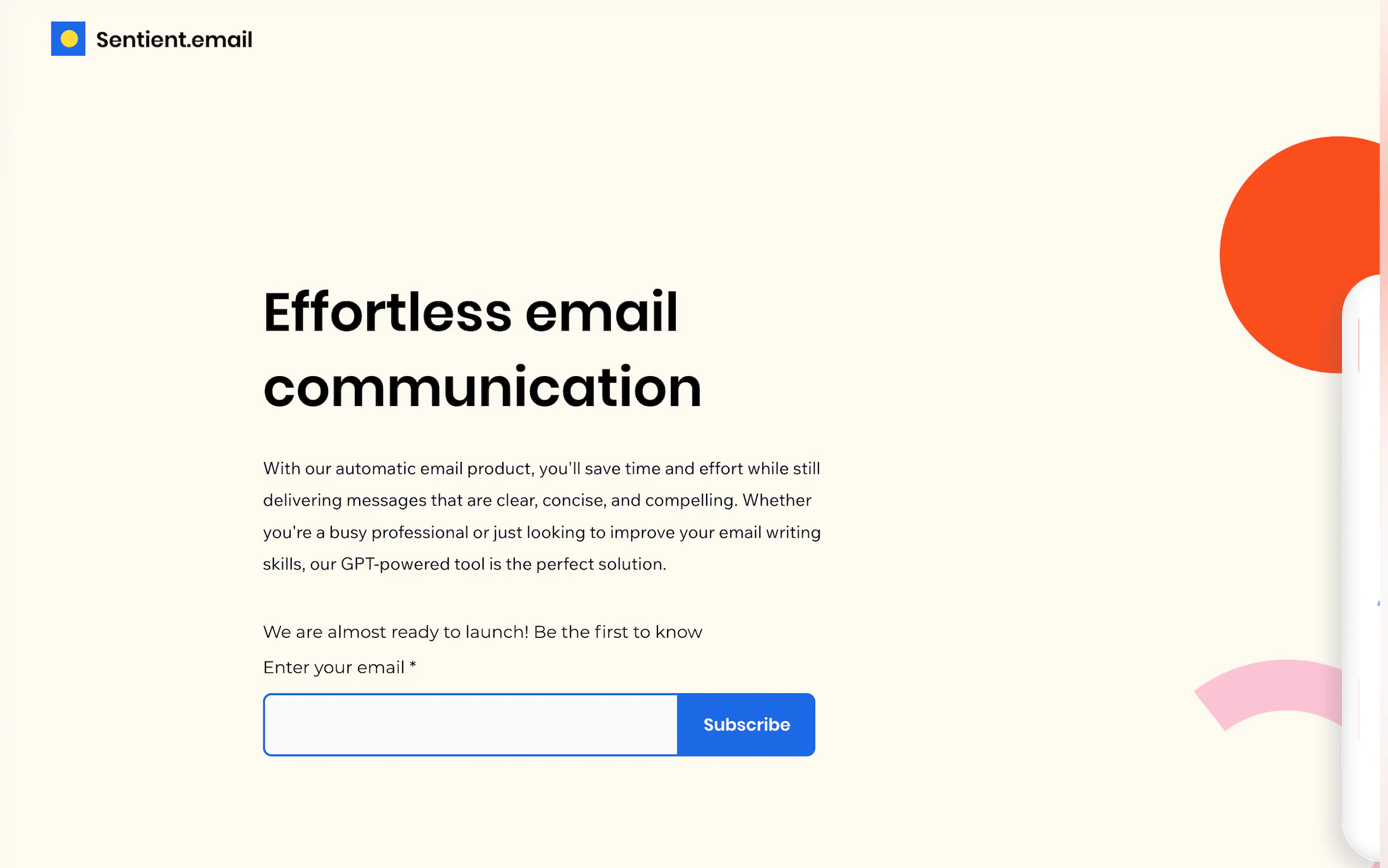Sentient.email gallery image
