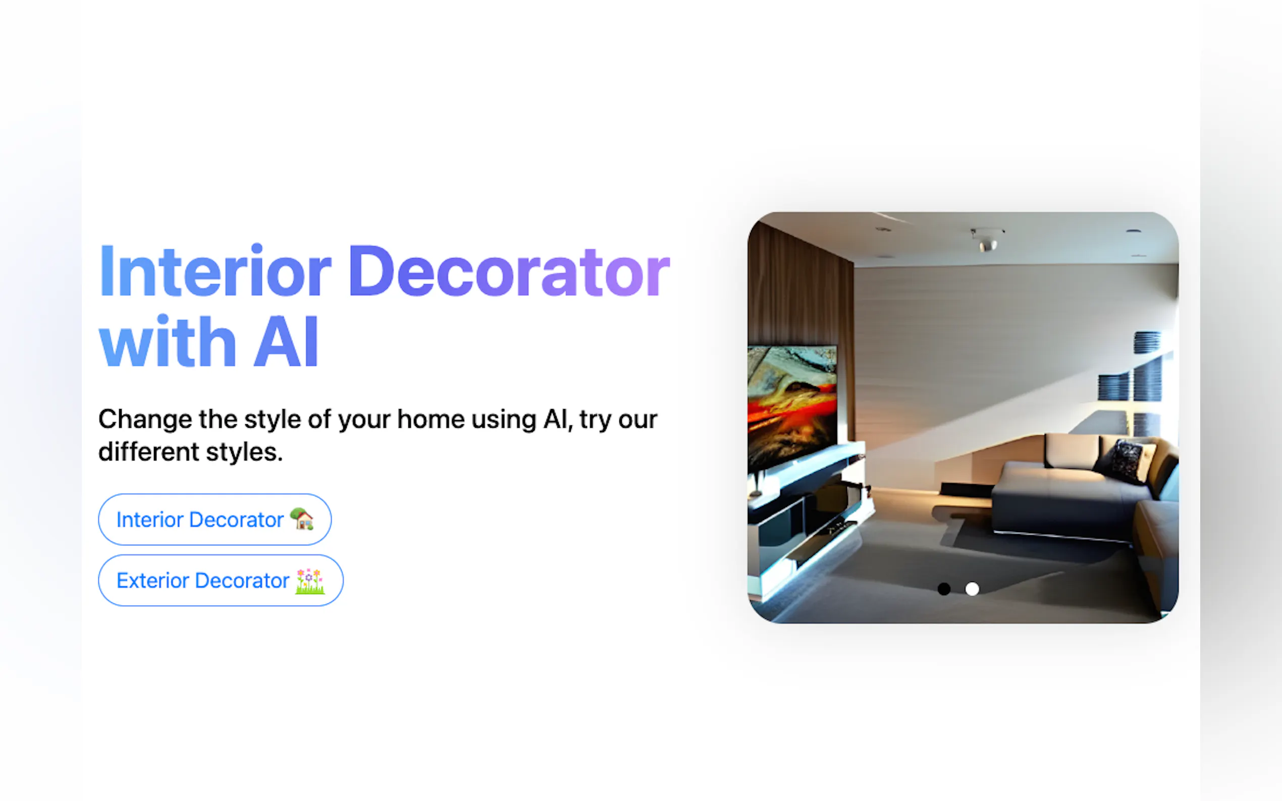 Interior Decorator AI gallery image