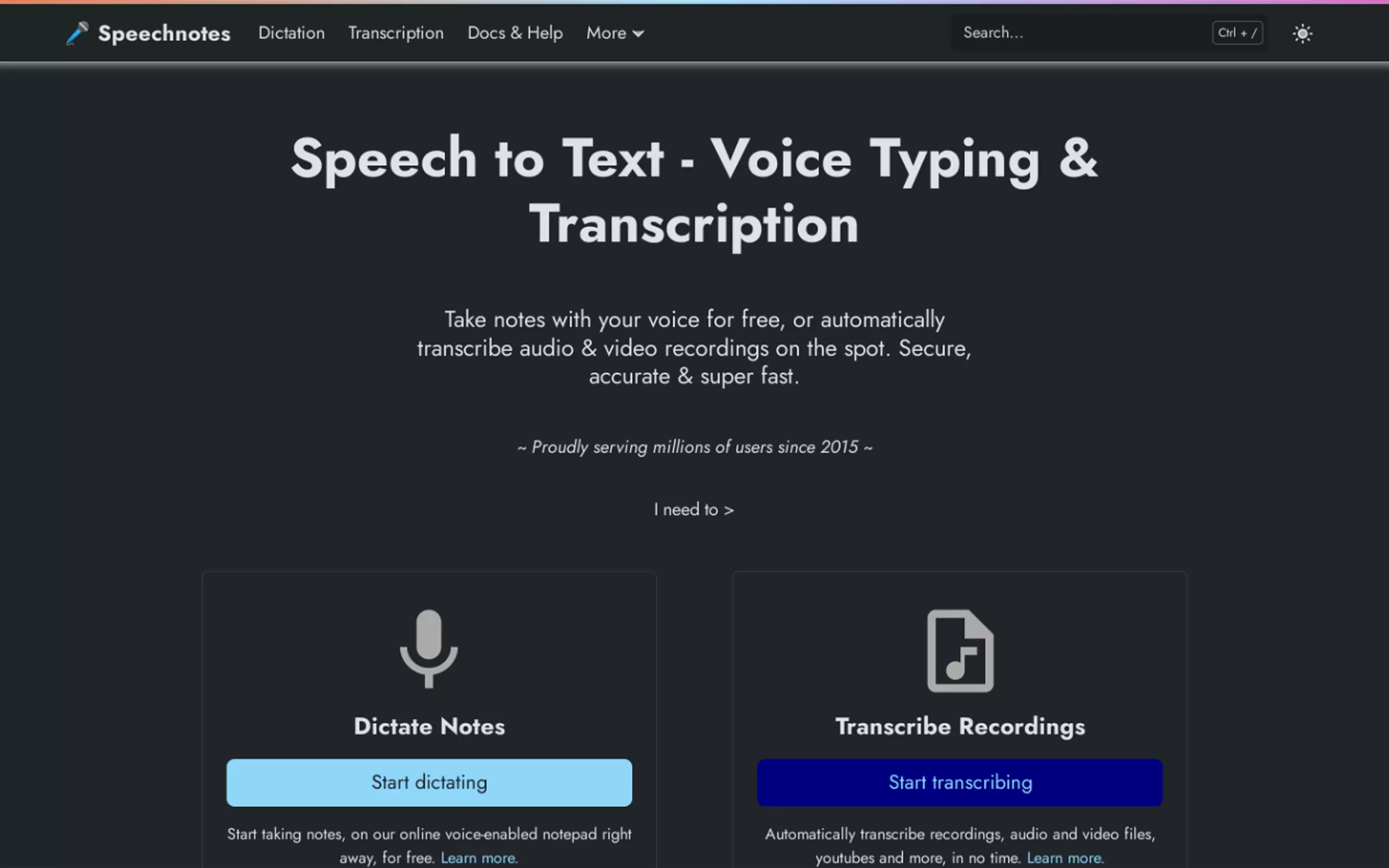 Speechnotes gallery image