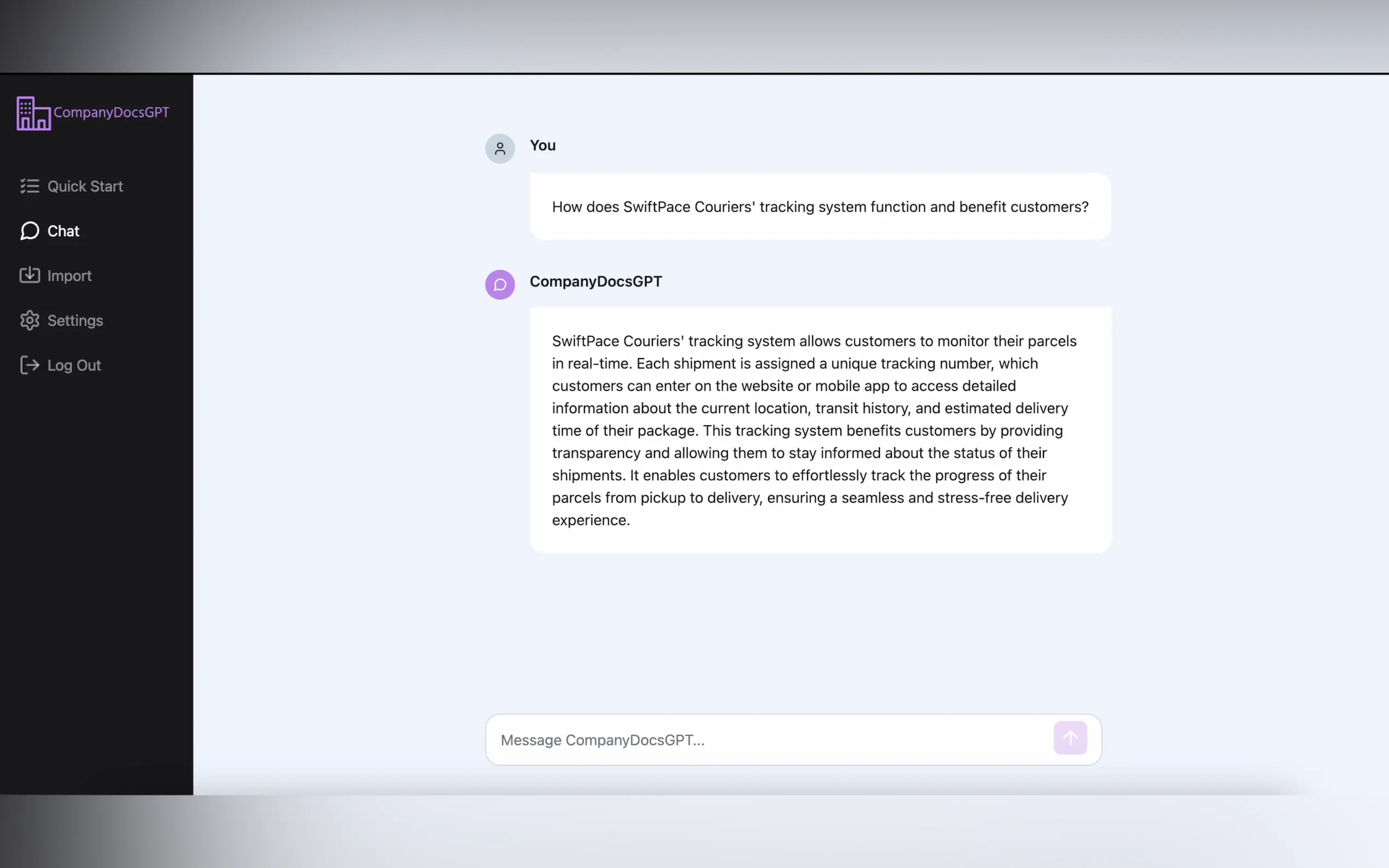 CompanyDocsGPT gallery image