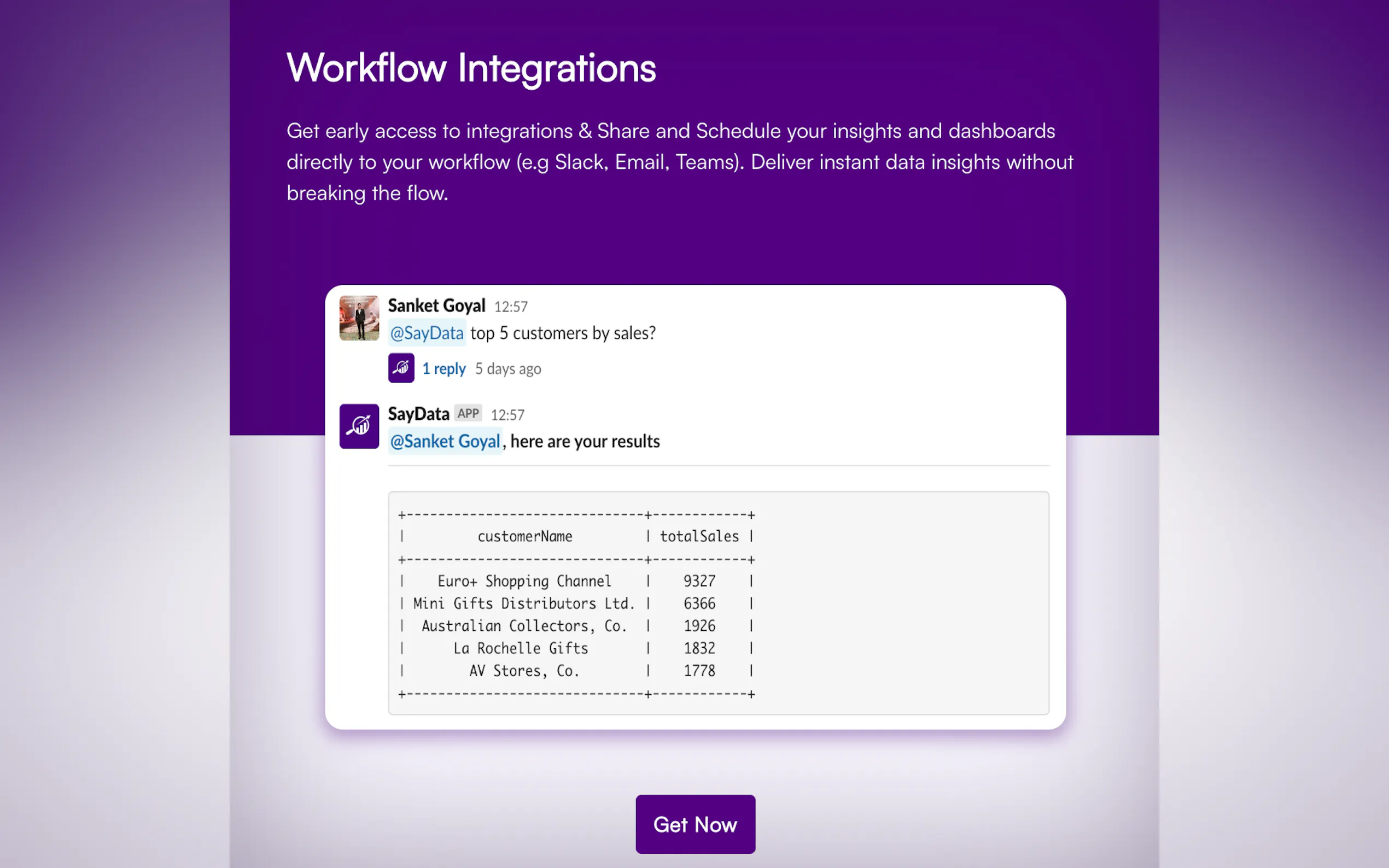 SayData gallery image