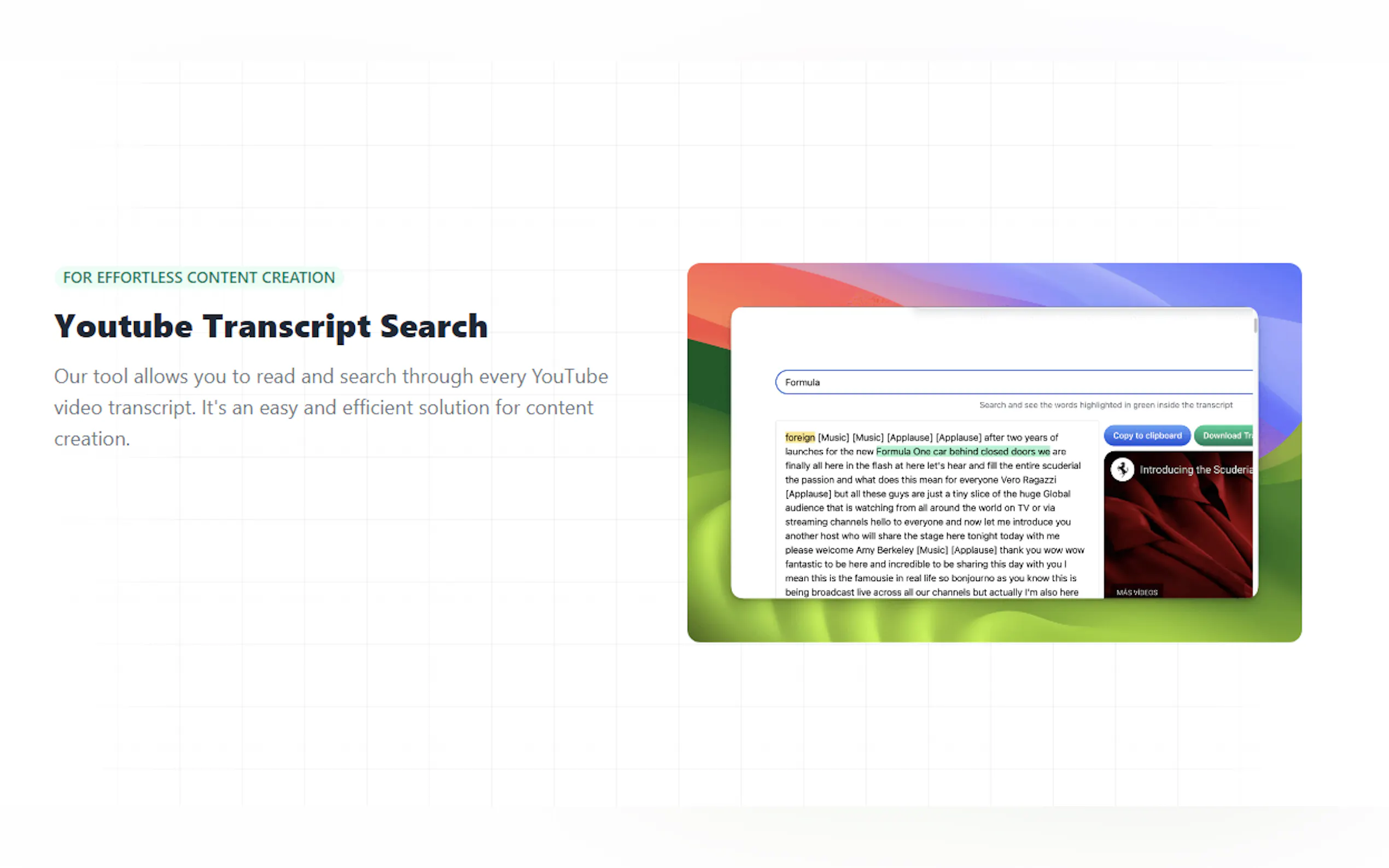 YouTube transcripts by Editby.ai gallery image