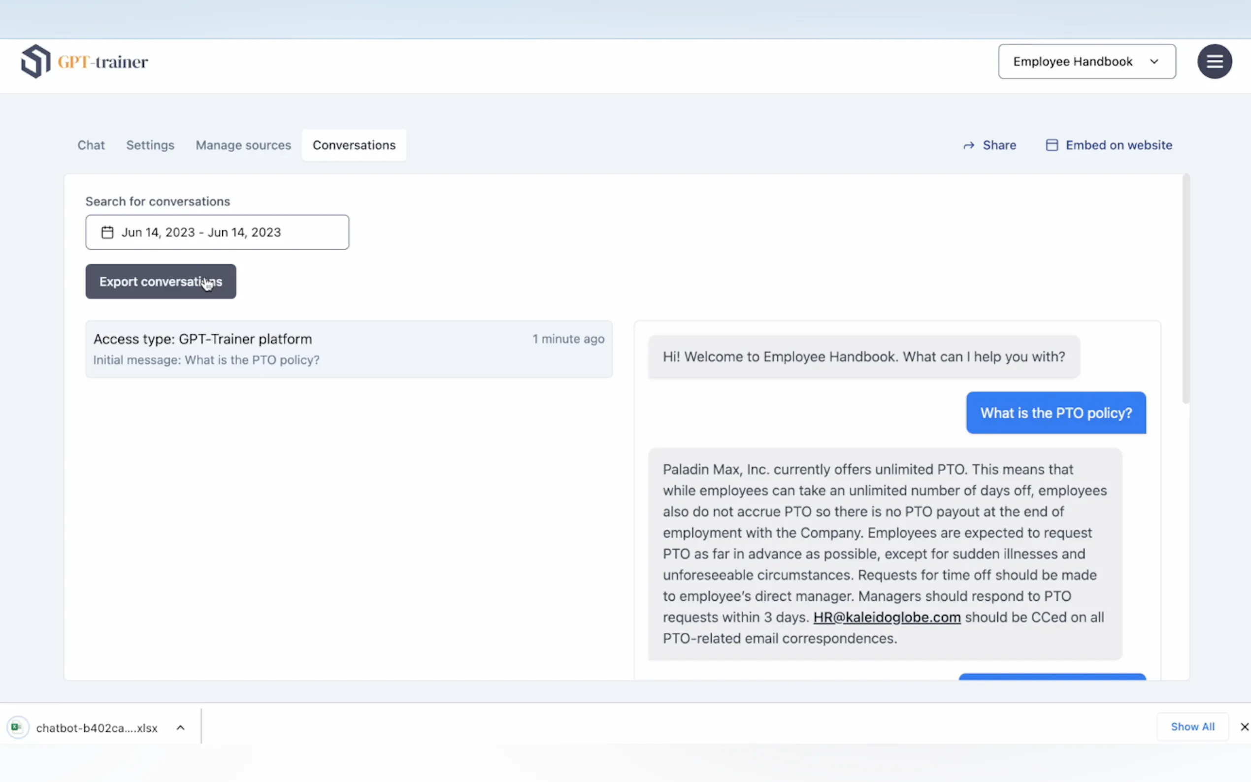 GPT-trainer gallery image