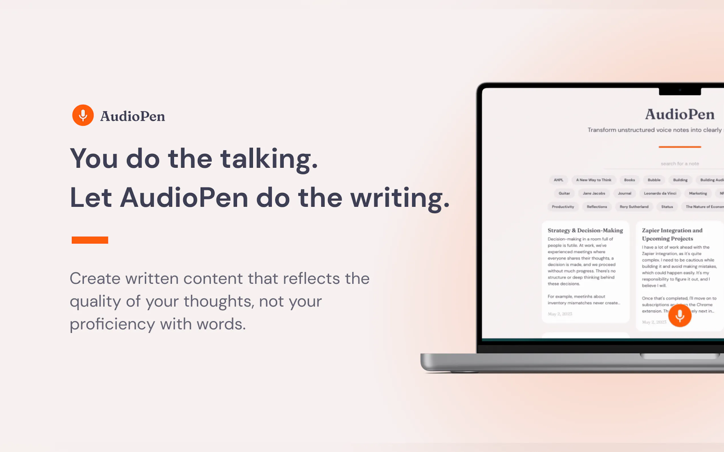 AudioPen gallery image