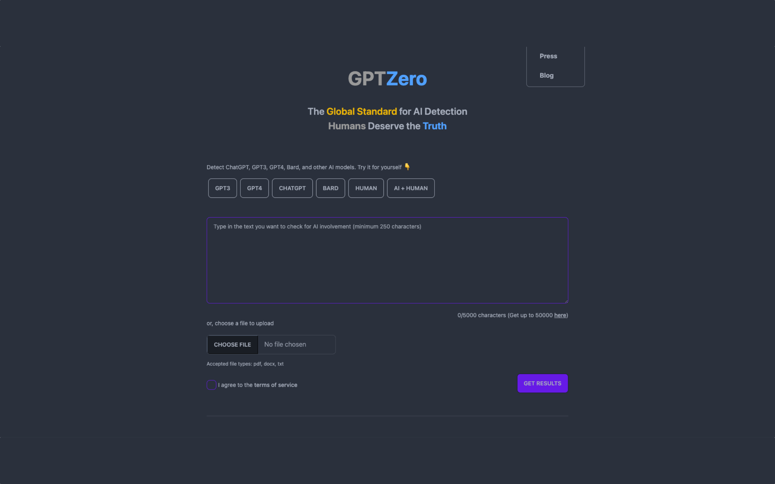 GPTZero gallery image
