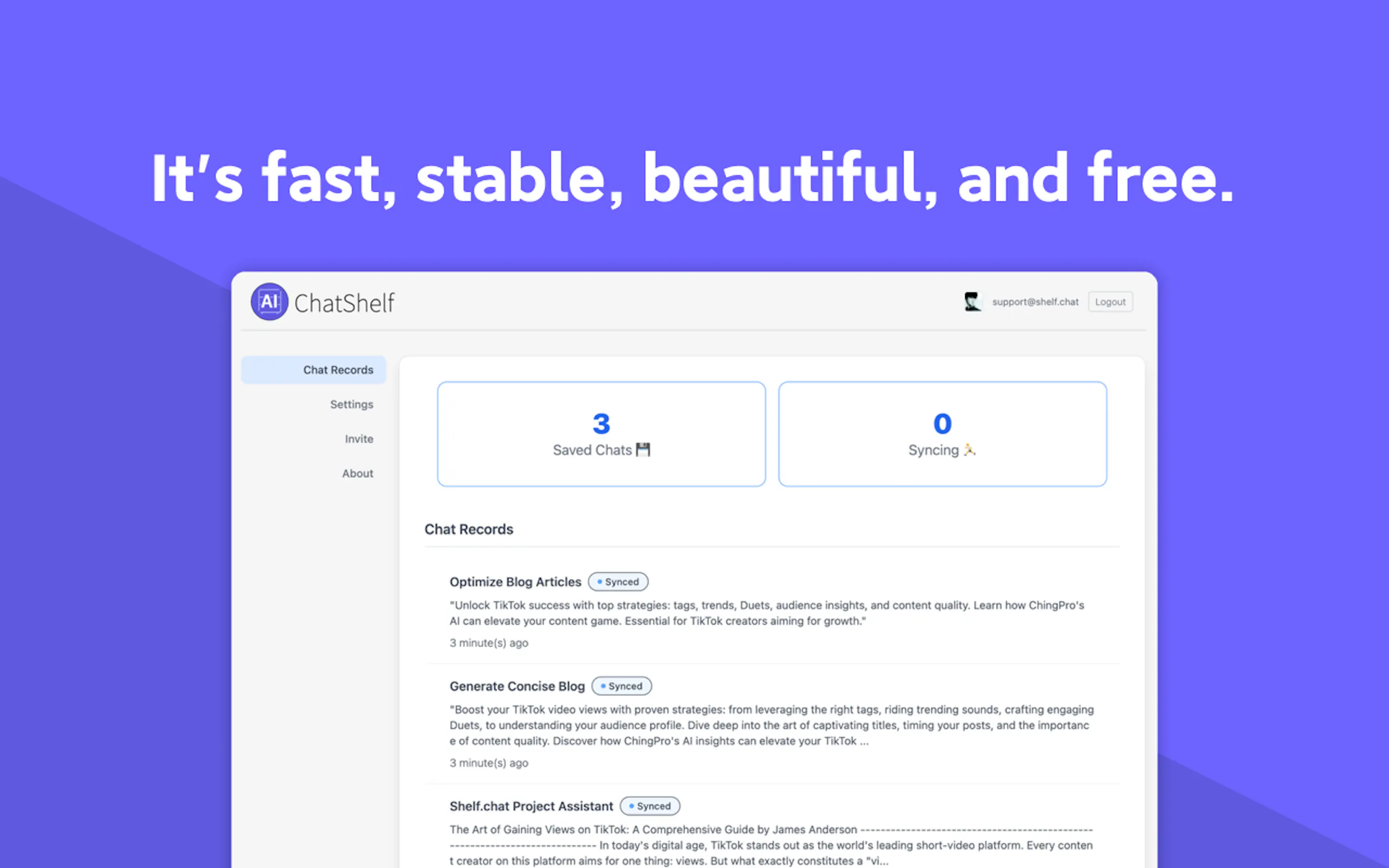 ChatShelf gallery image