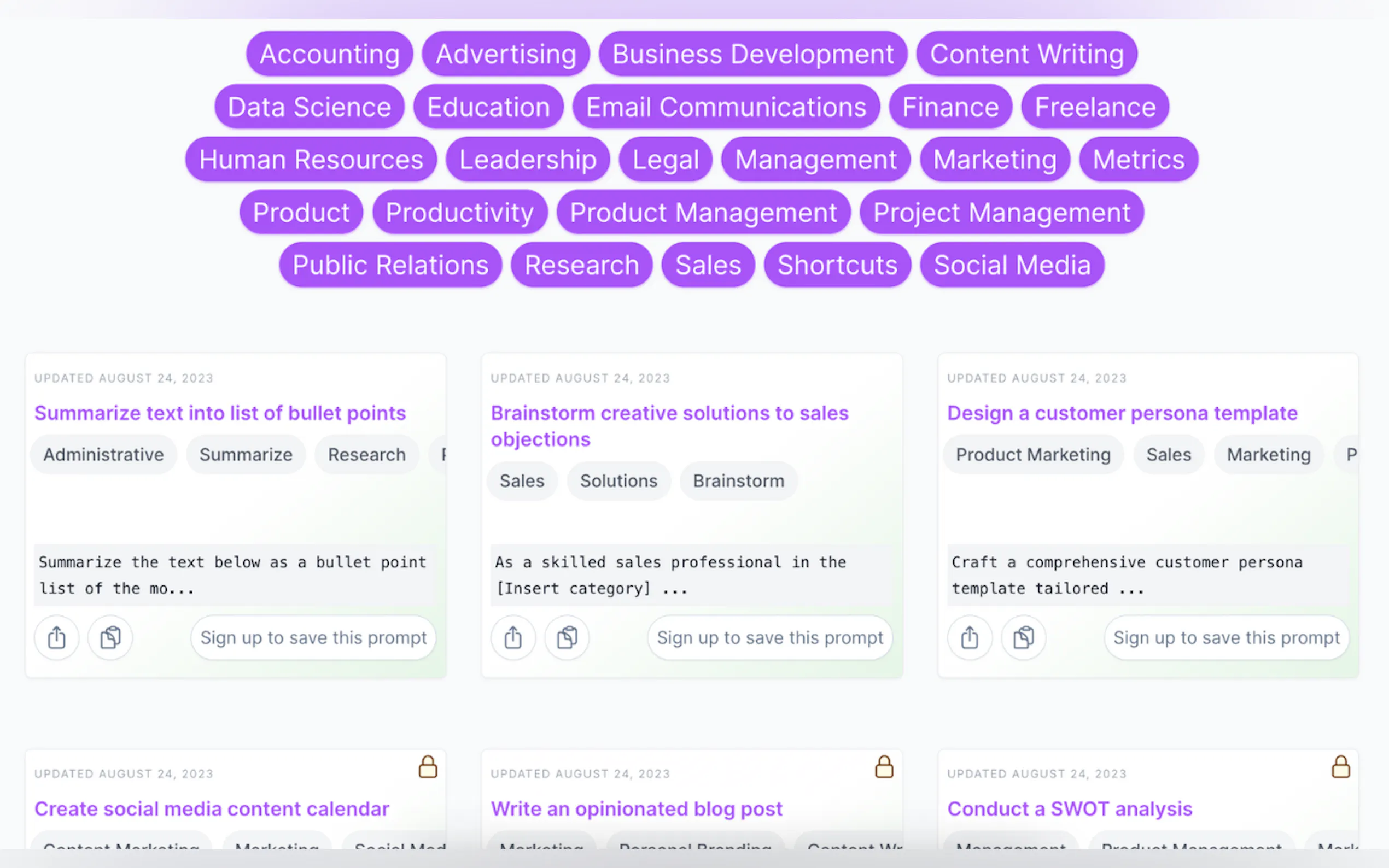 Job Prompts gallery image